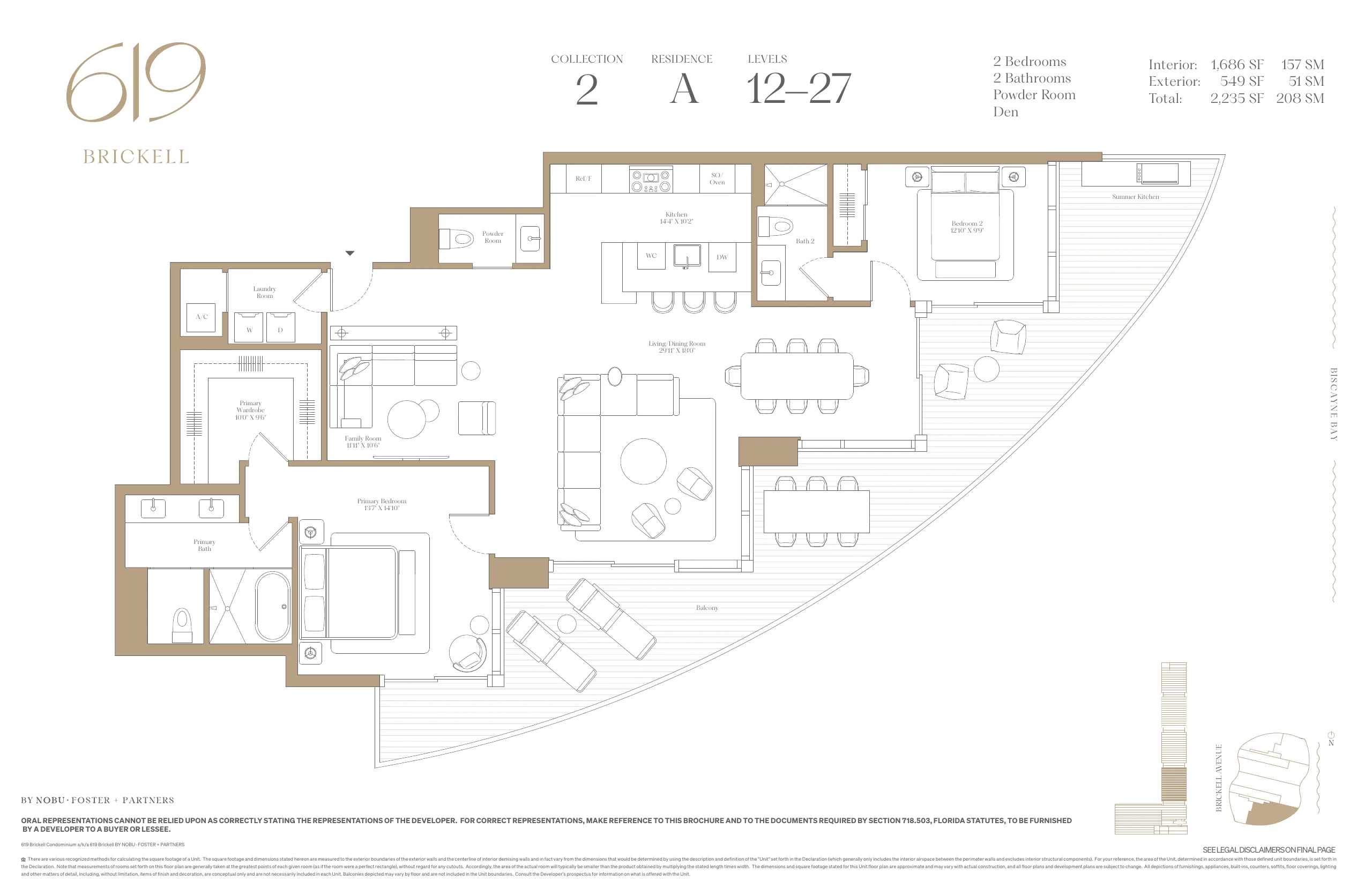 619 Brickell by Nobu · Foster + Partners — plano 4