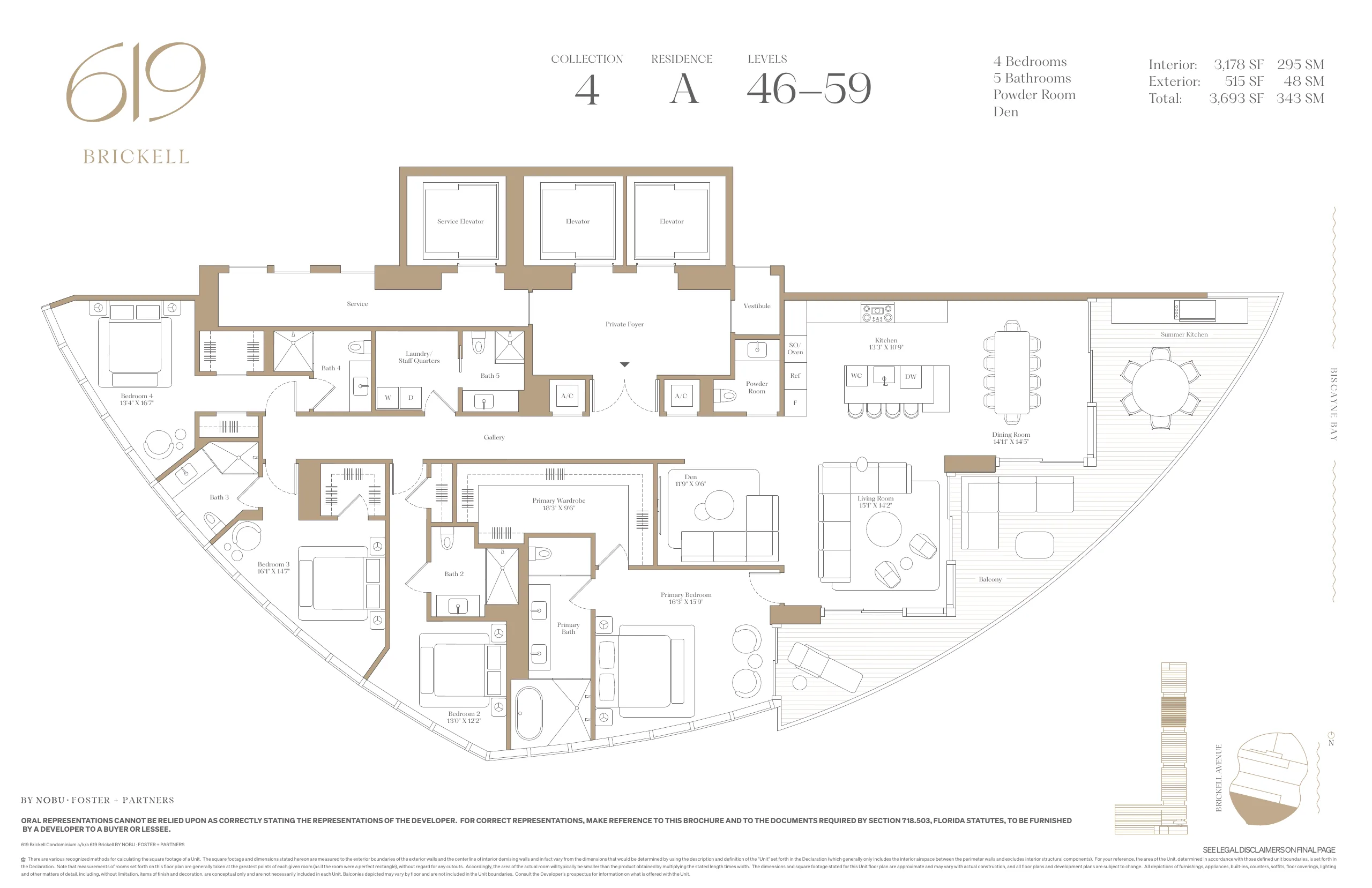 619 Brickell by Nobu · Foster + Partners — plano 7