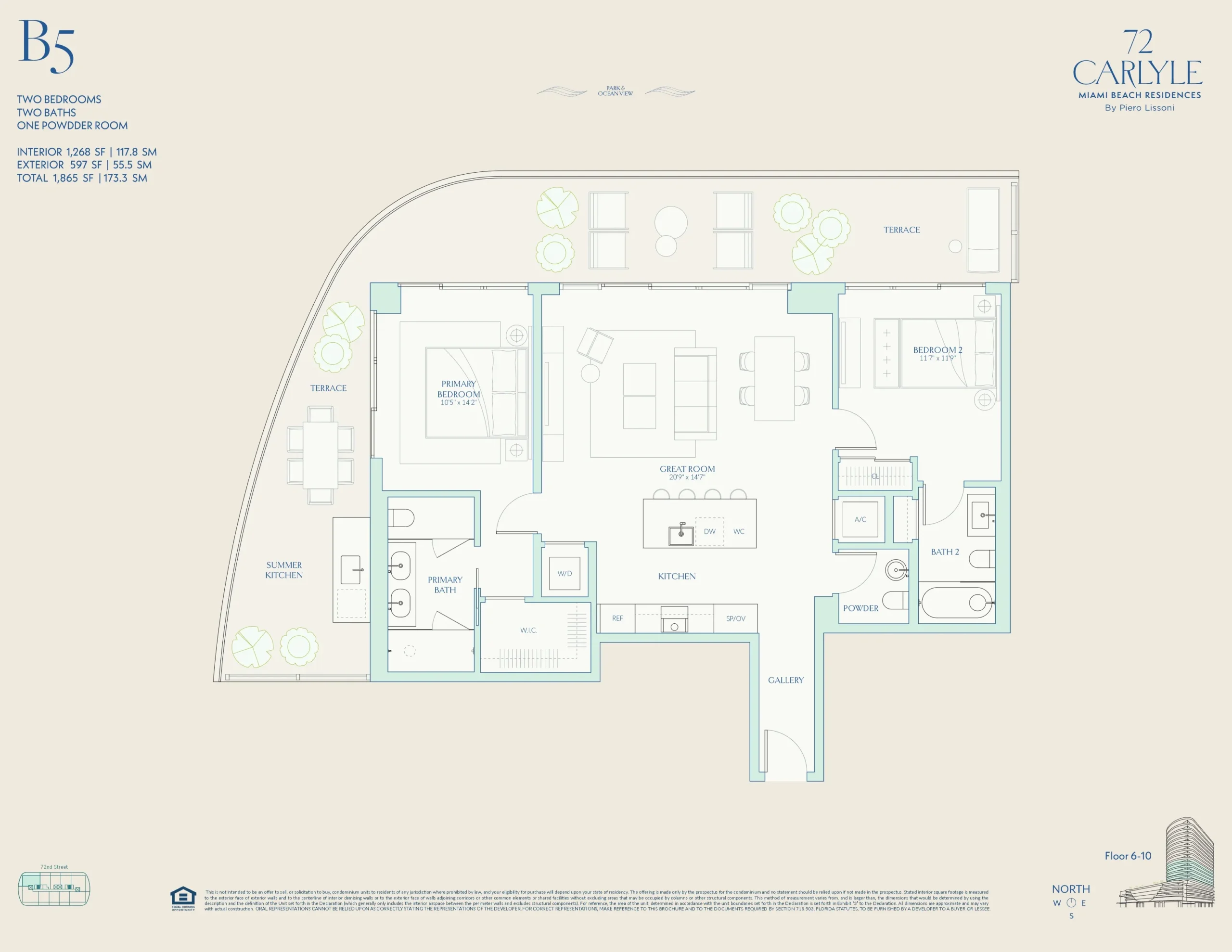 72 Carlyle — plano 28