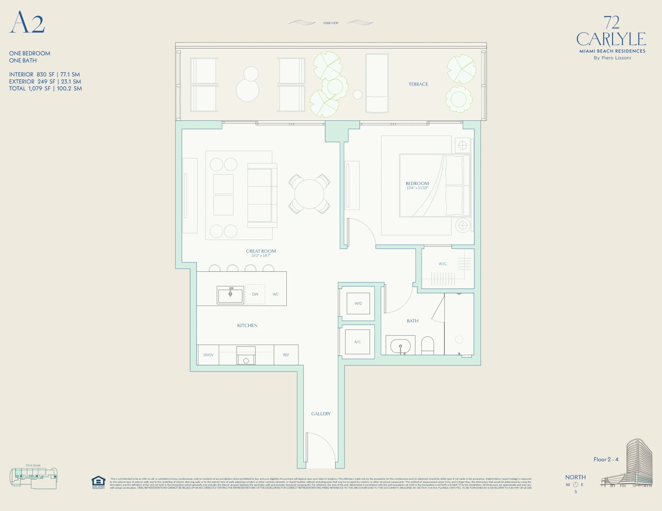 72 Carlyle — plano 16