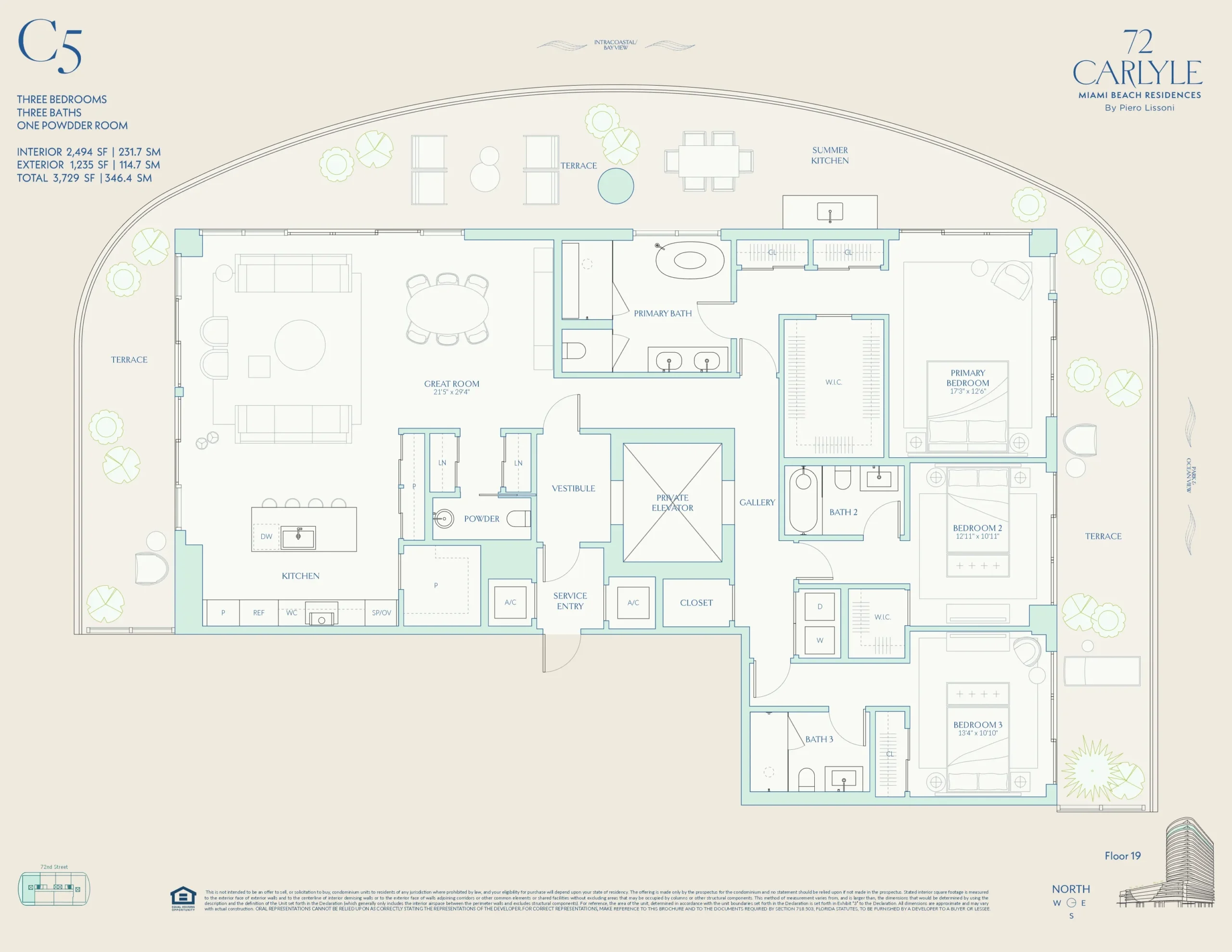 72 Carlyle — plano 42