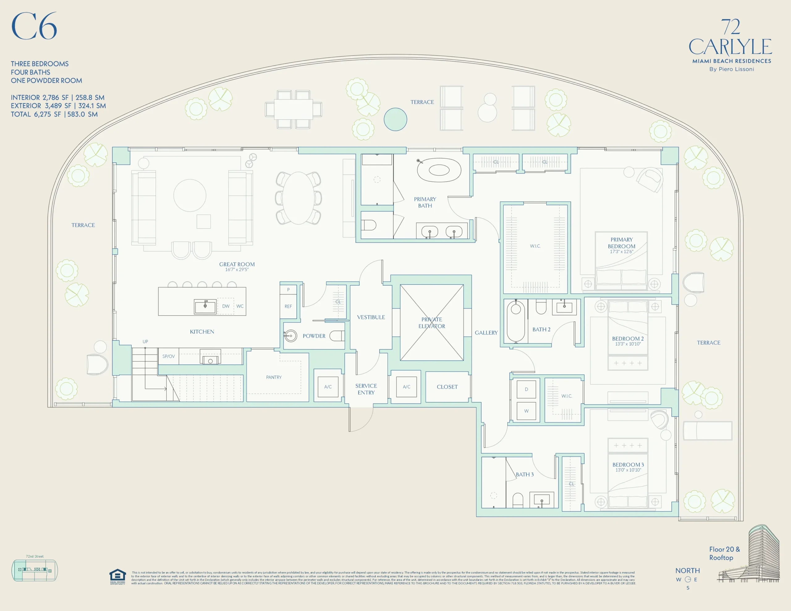 72 Carlyle — plano 43
