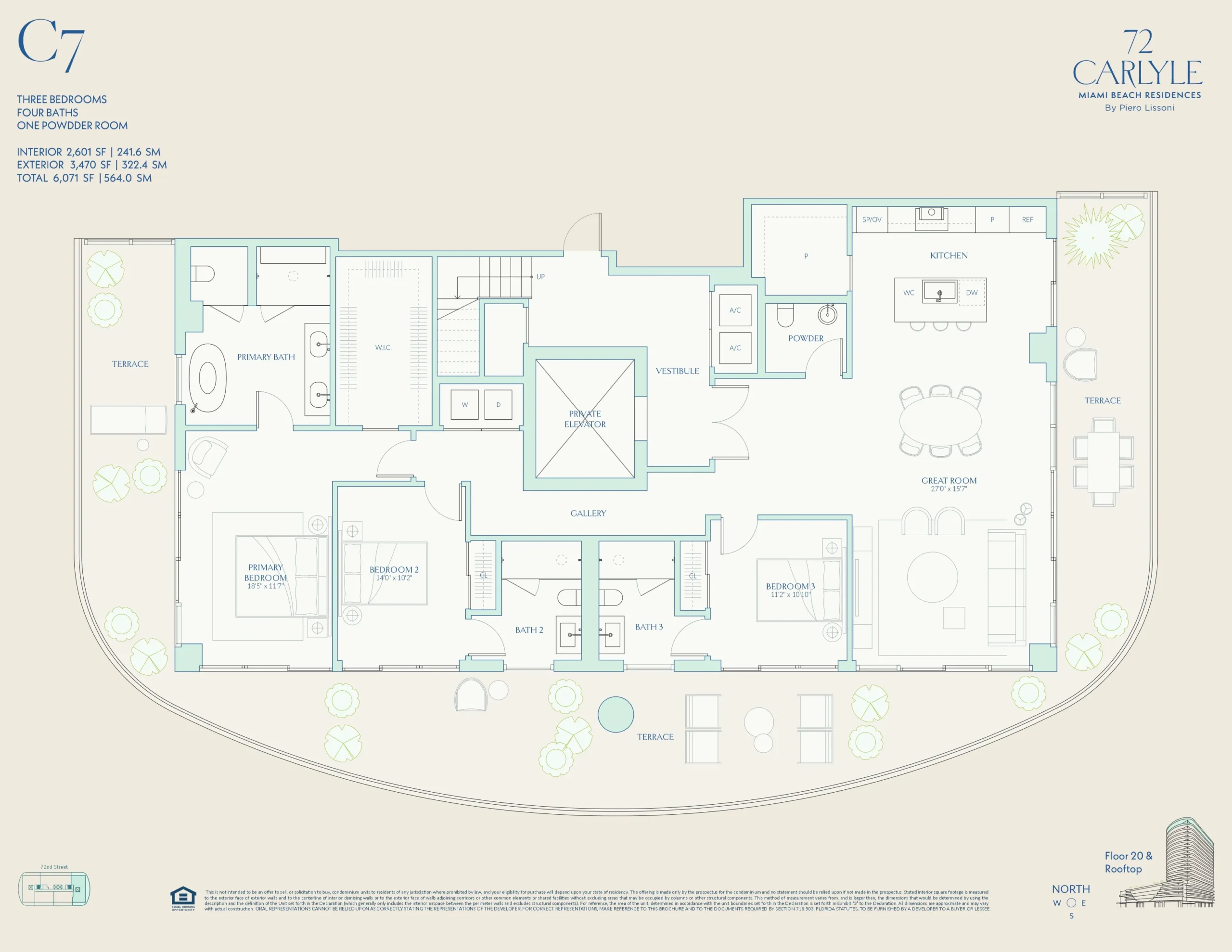72 Carlyle — plano 45