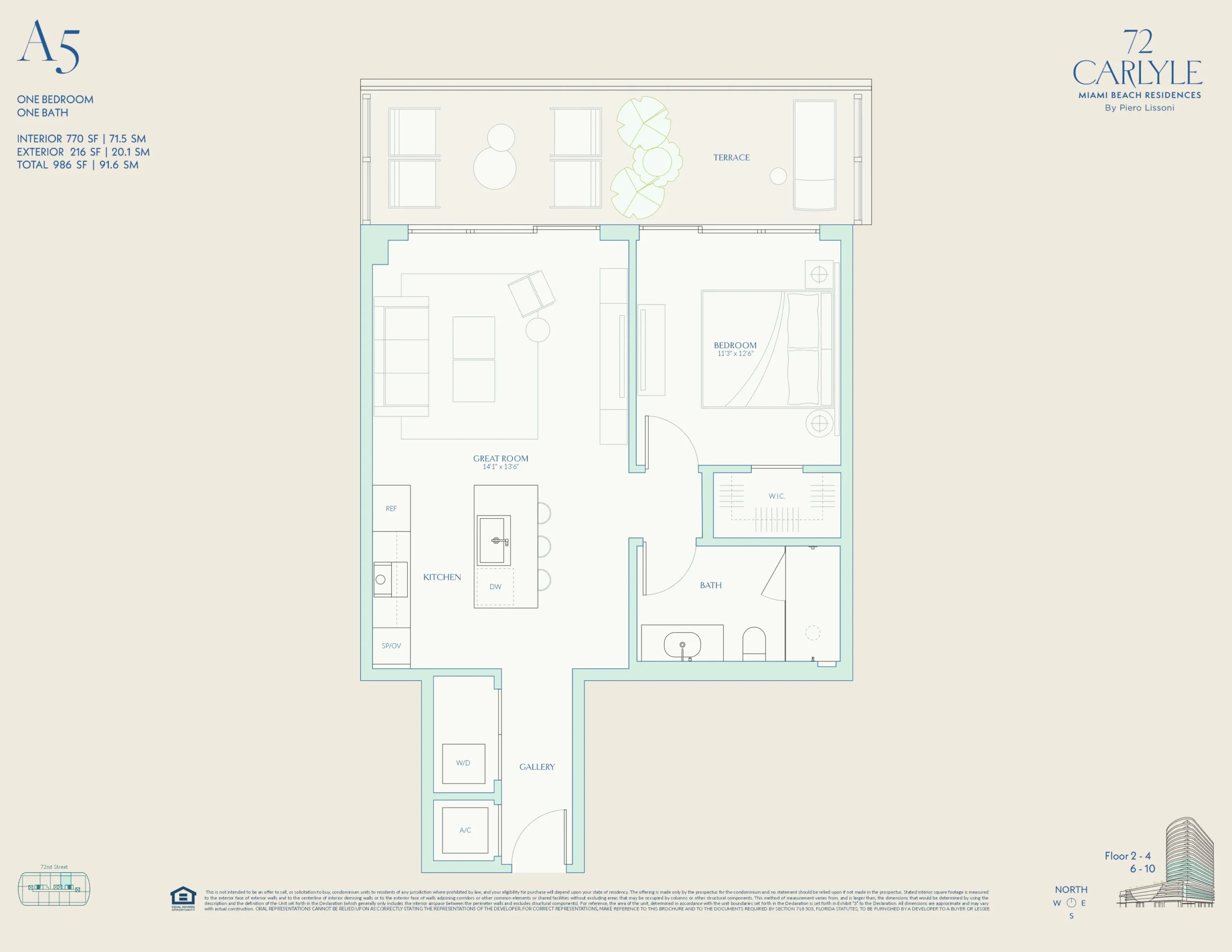 72 Carlyle — plano 4