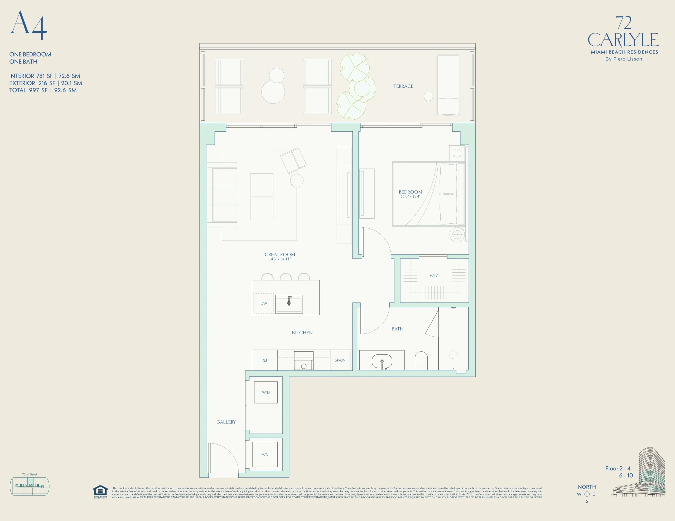 72 Carlyle — plano 5