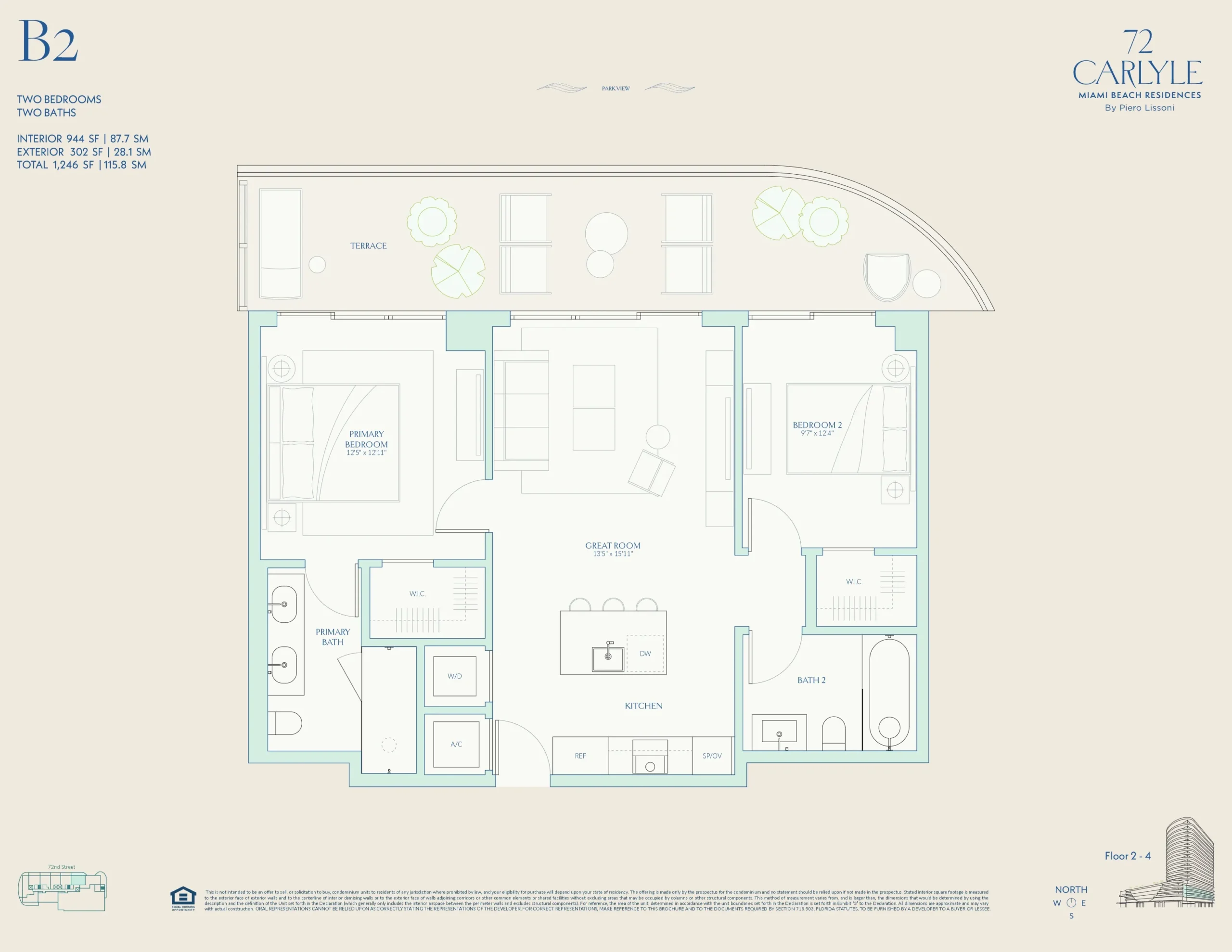 72 Carlyle — plano 7