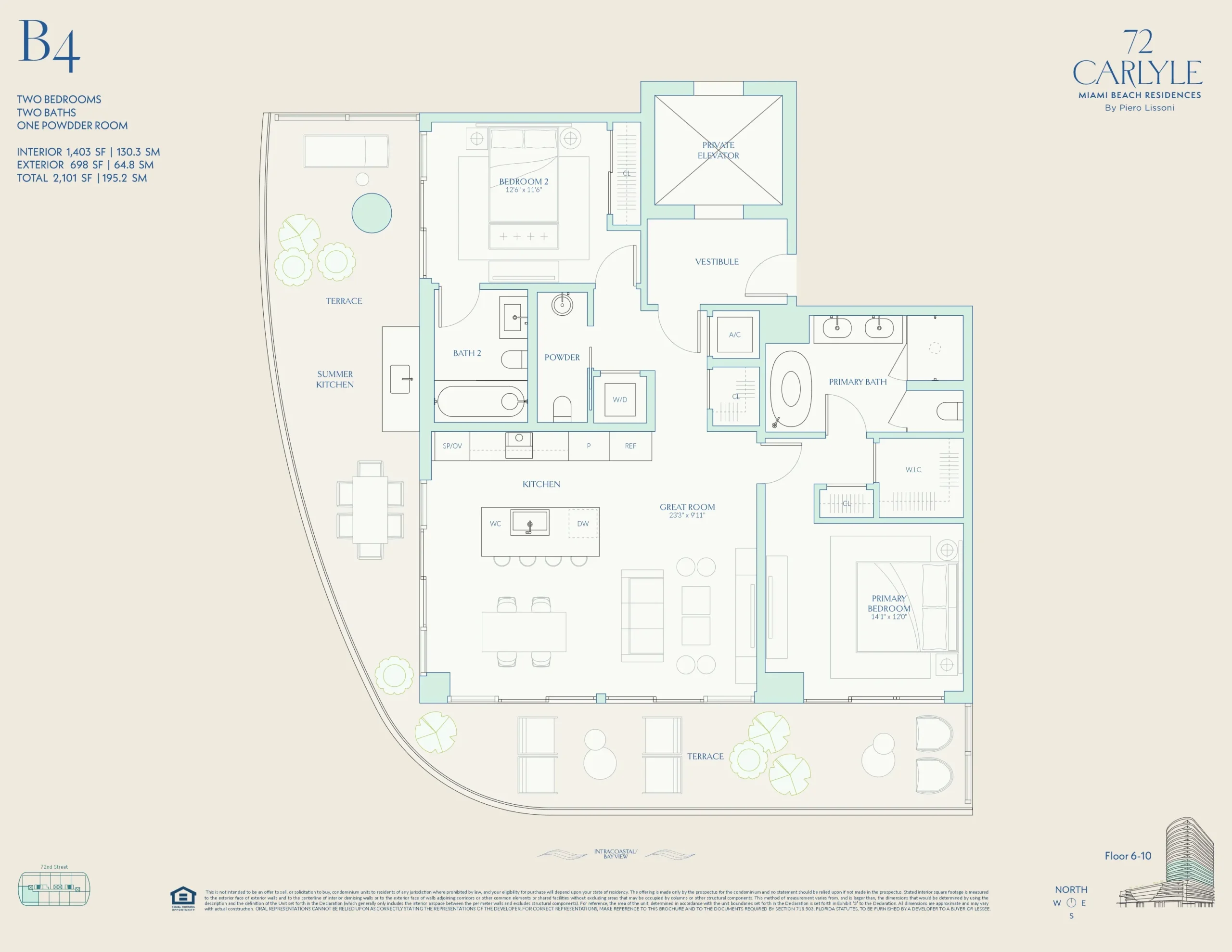 72 Carlyle — plano 8