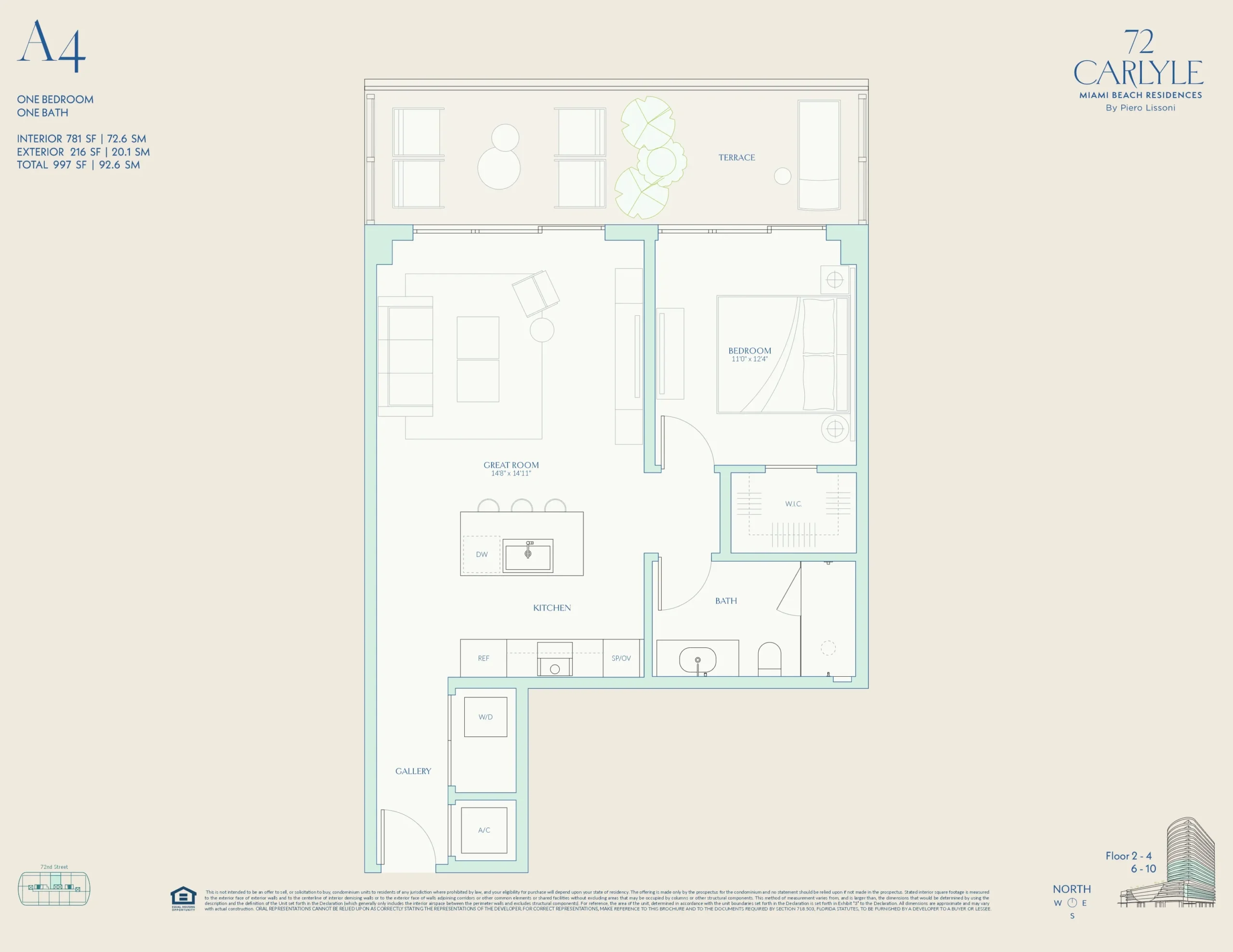 72 Carlyle — plano 12
