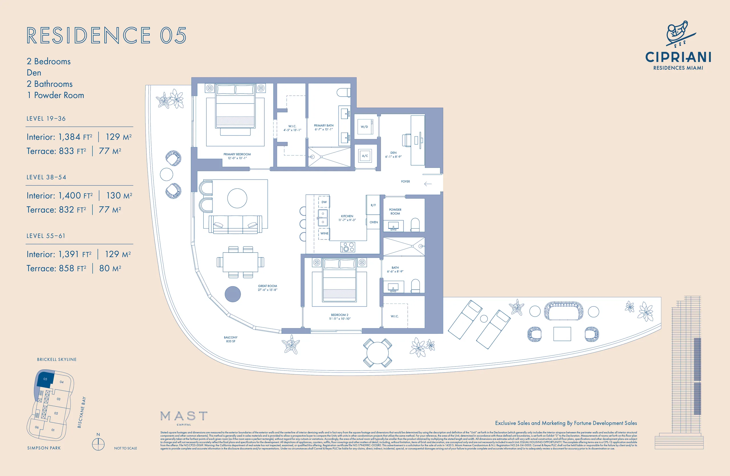 Cipriani Residences Miami — plano 5