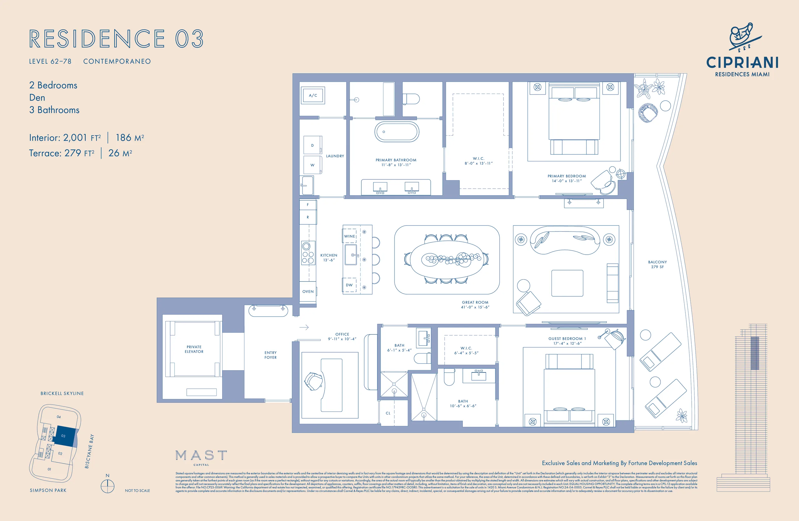 Cipriani Residences Miami — plano 9