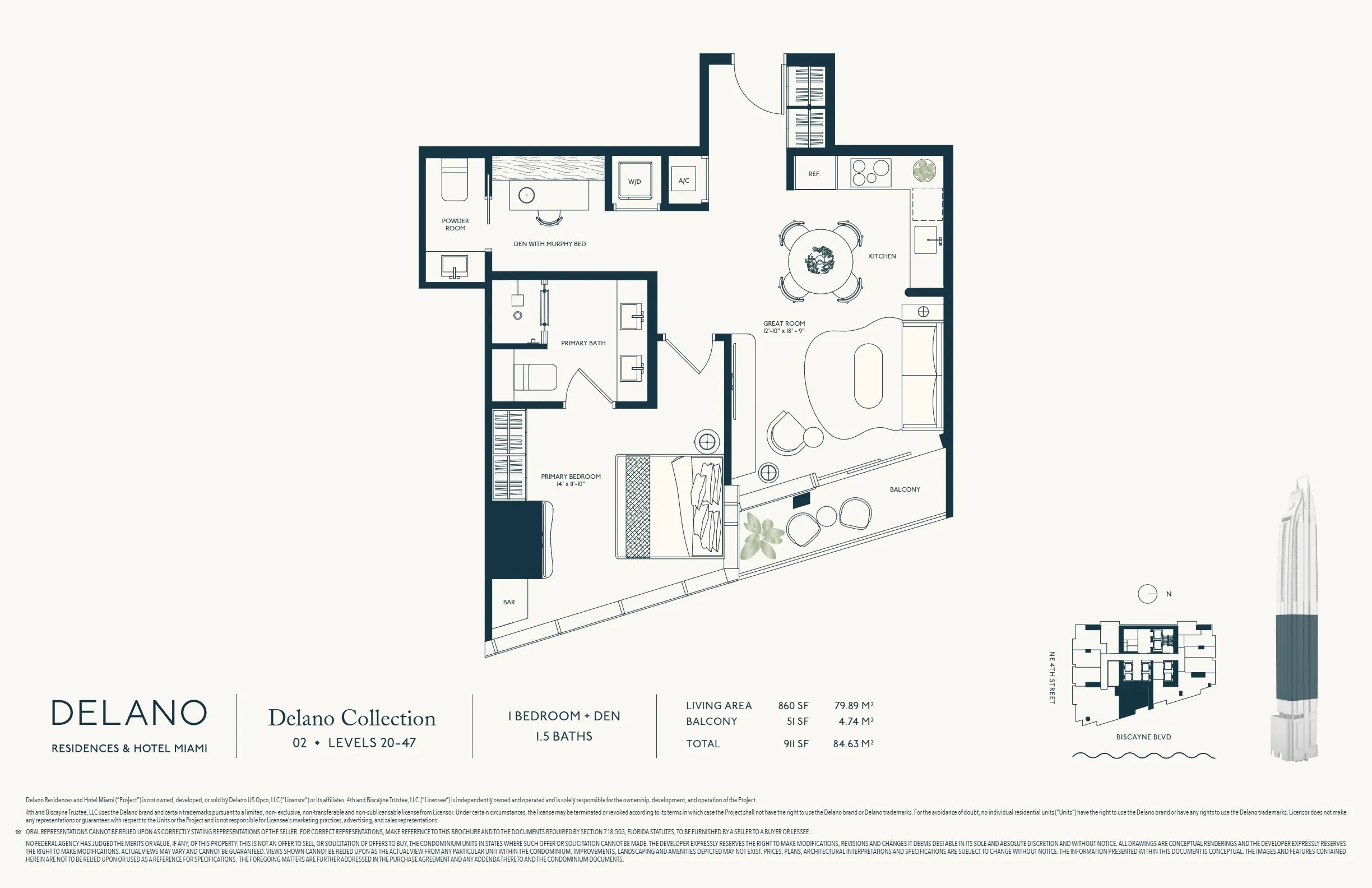 DELANO Miami Residences — plano 2