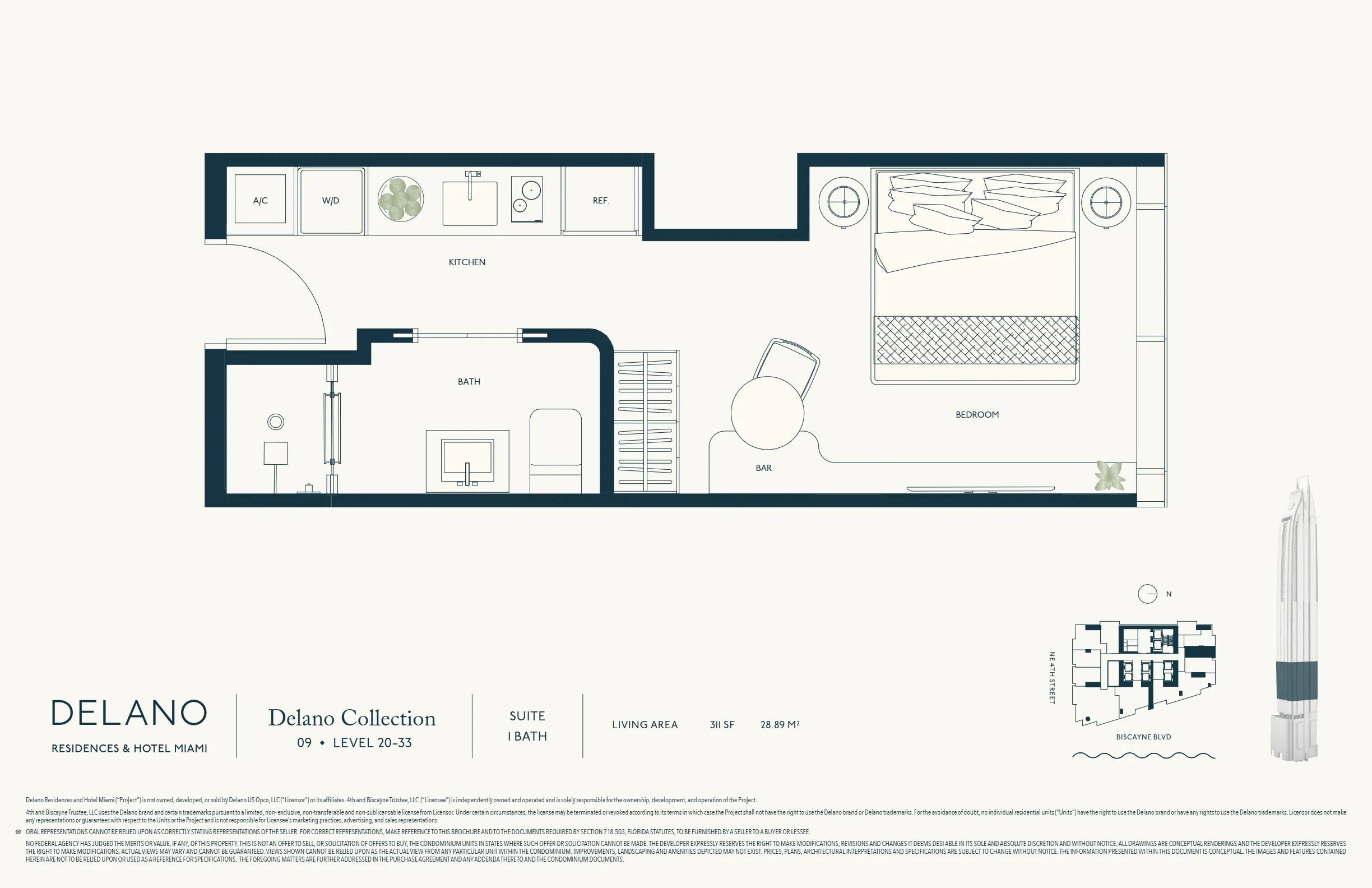 DELANO Miami Residences — plano 13