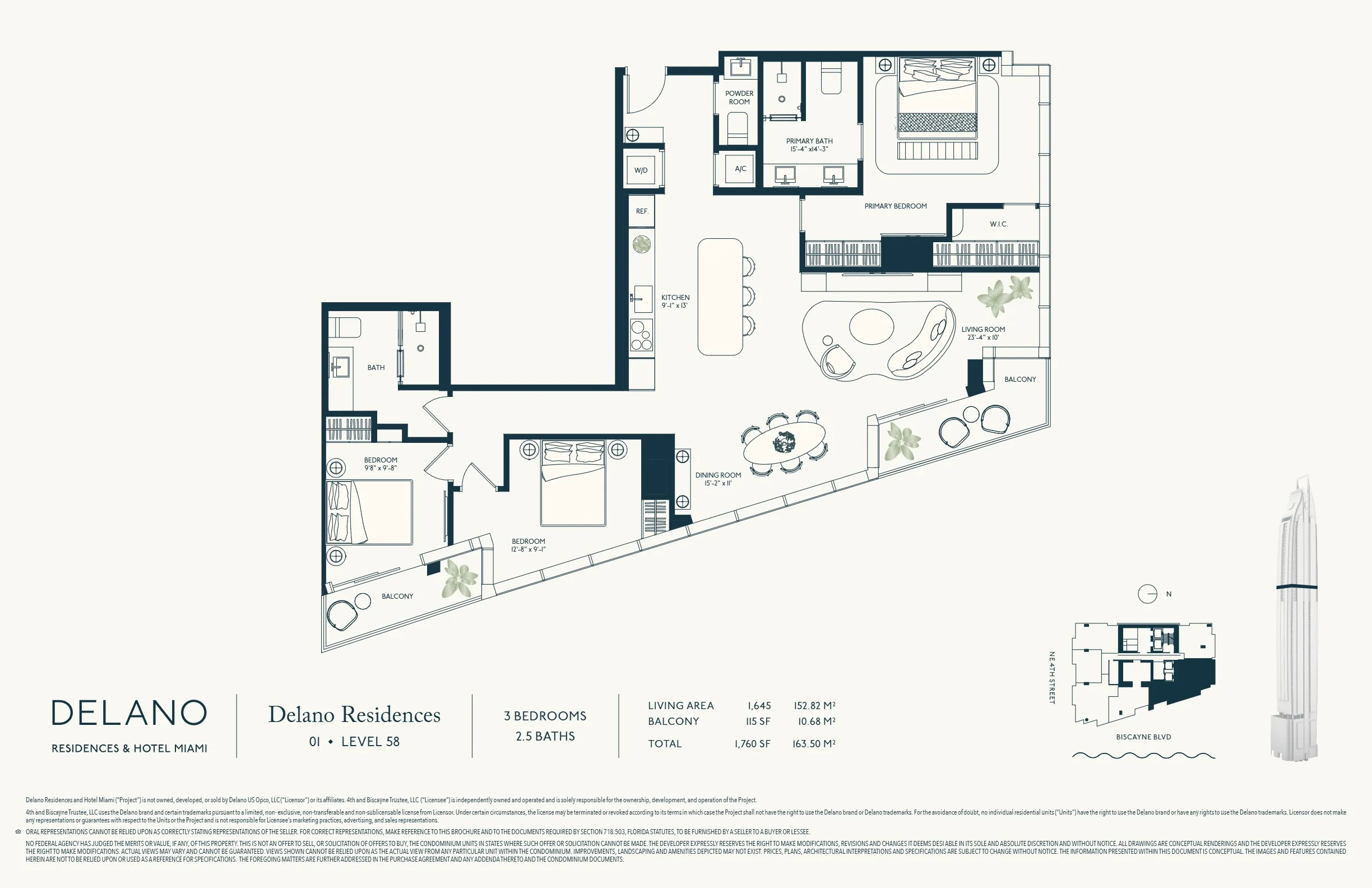 DELANO Miami Residences — plano 15
