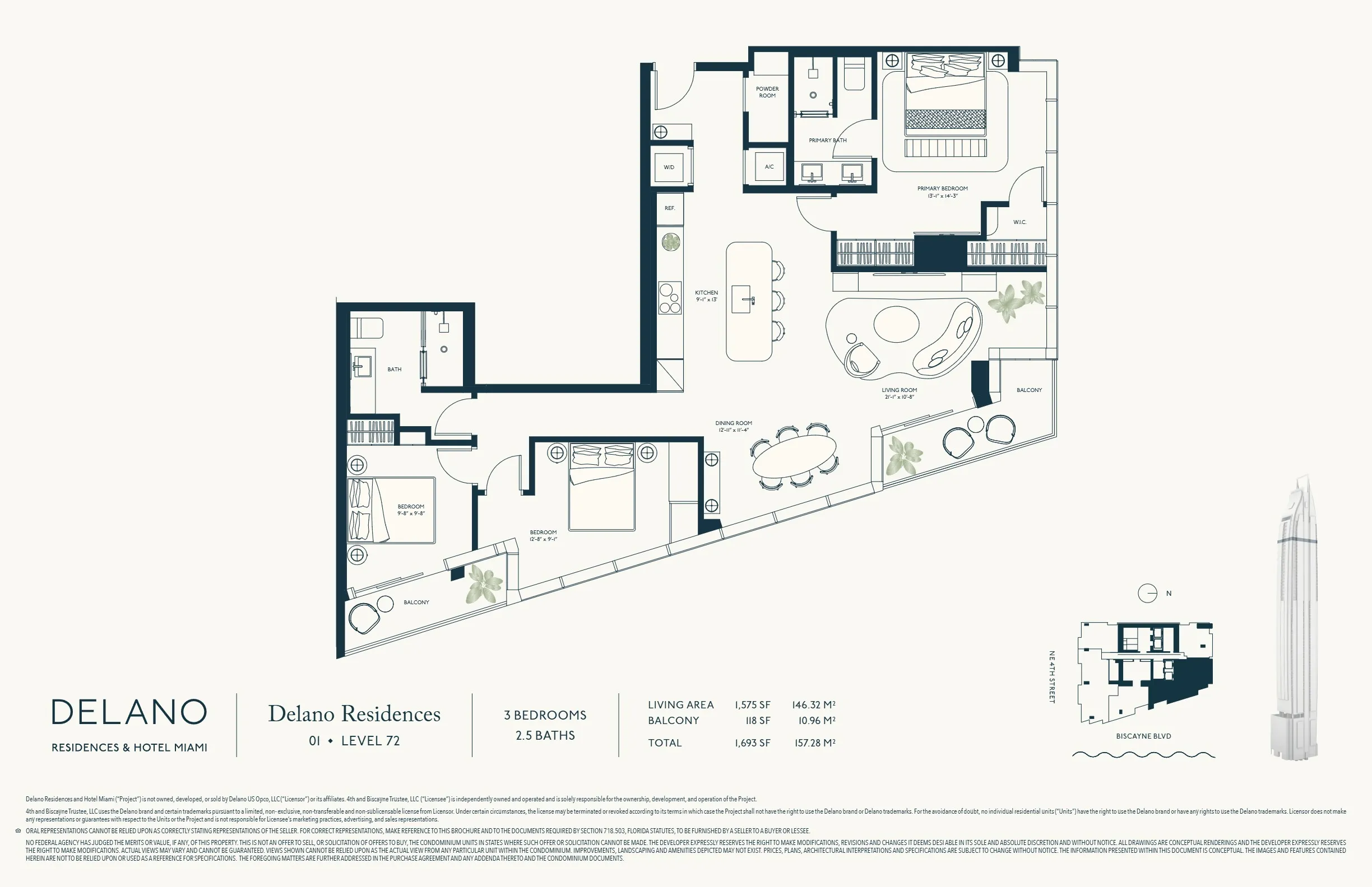 DELANO Miami Residences — plano 16