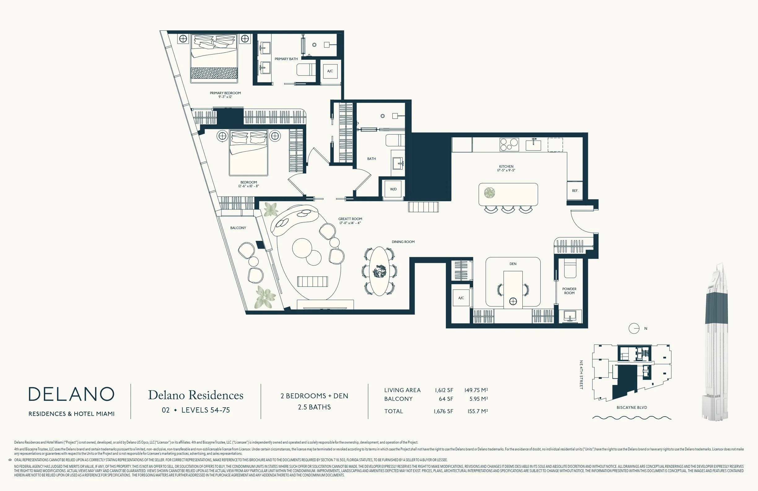 DELANO Miami Residences — plano 17