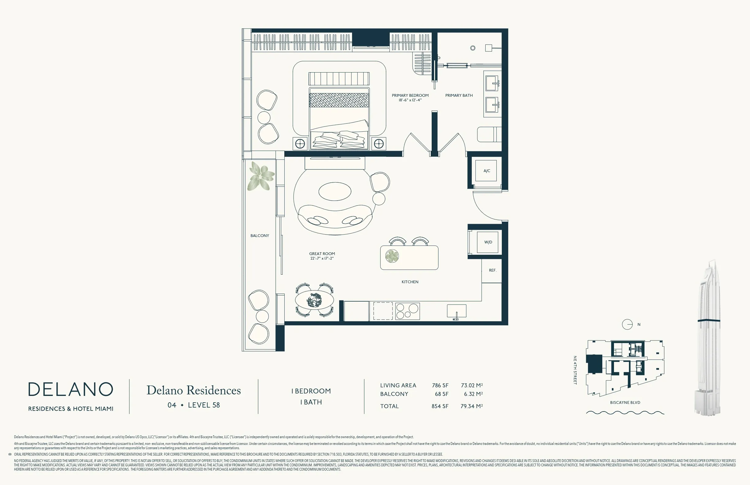 DELANO Miami Residences — plano 18