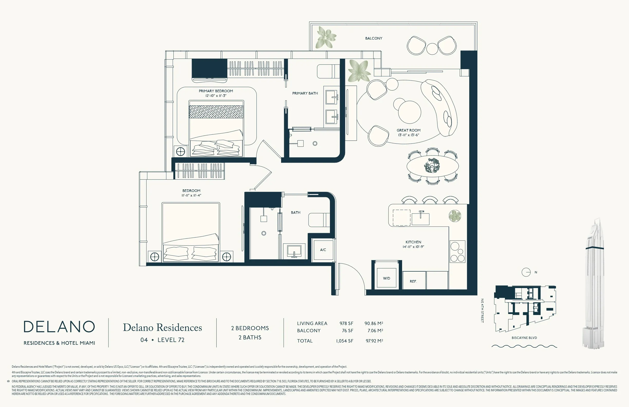 DELANO Miami Residences — plano 19