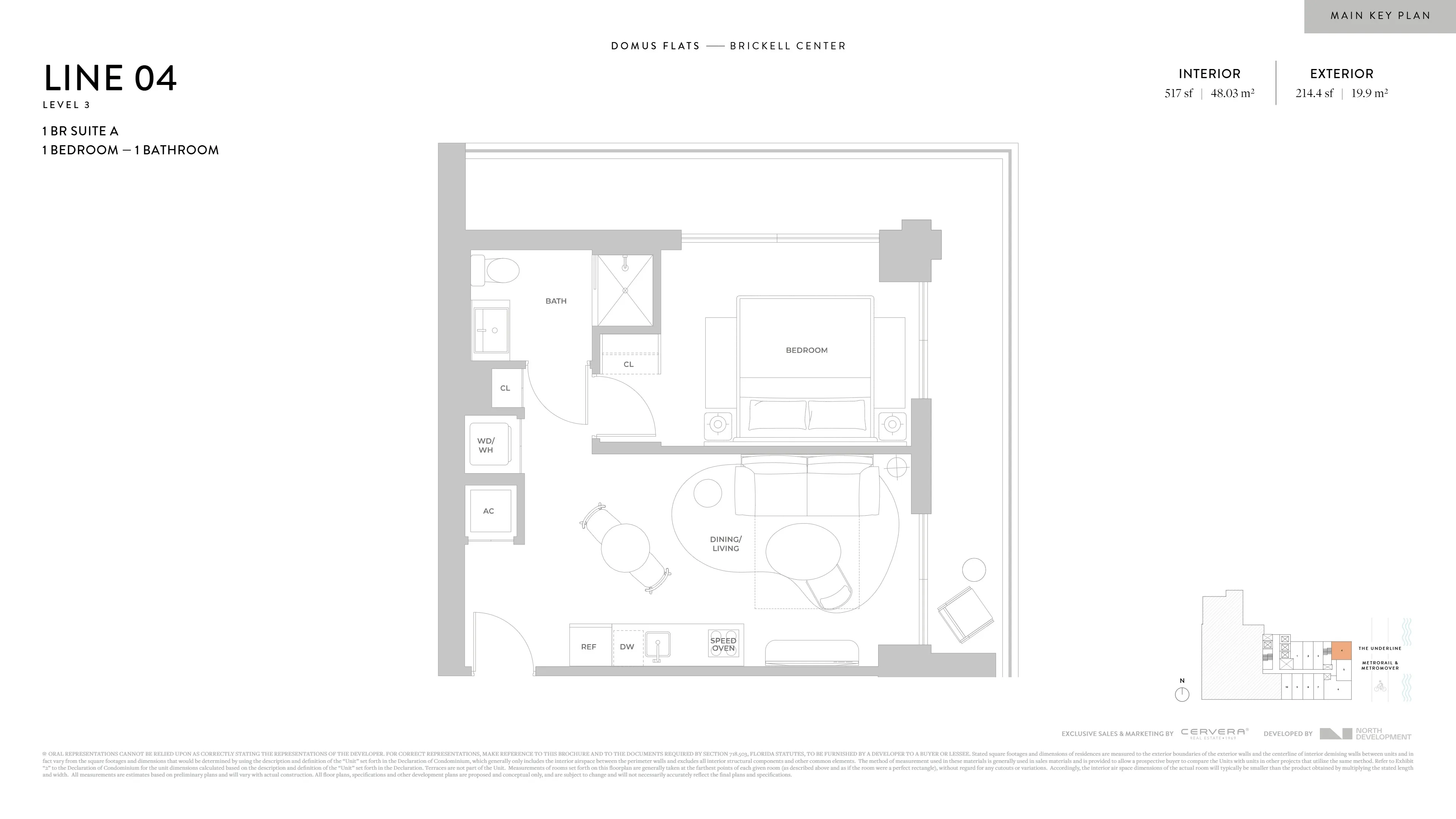 Domus Brickell Center — plano 17