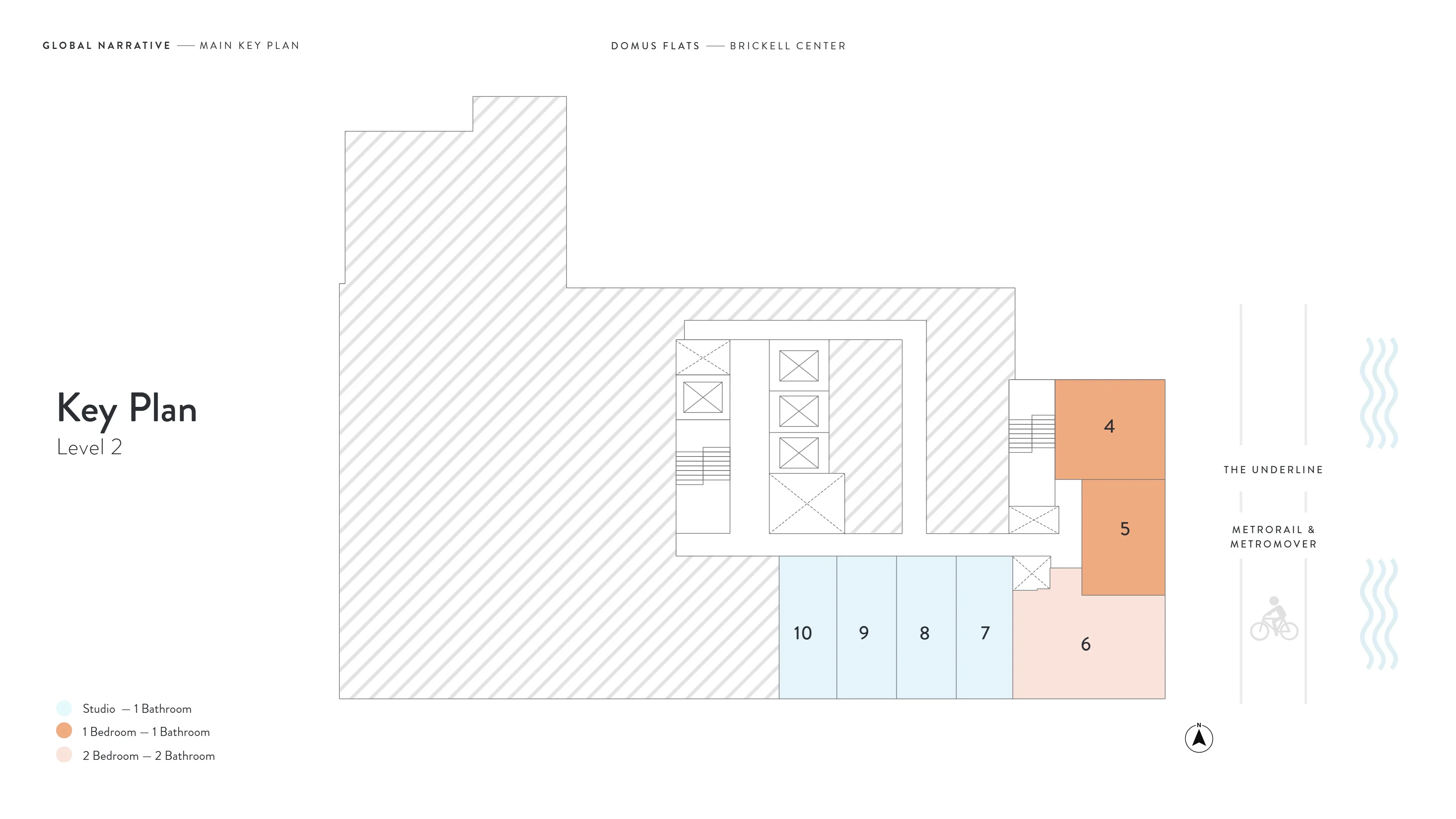 Domus Brickell Center — plano 1