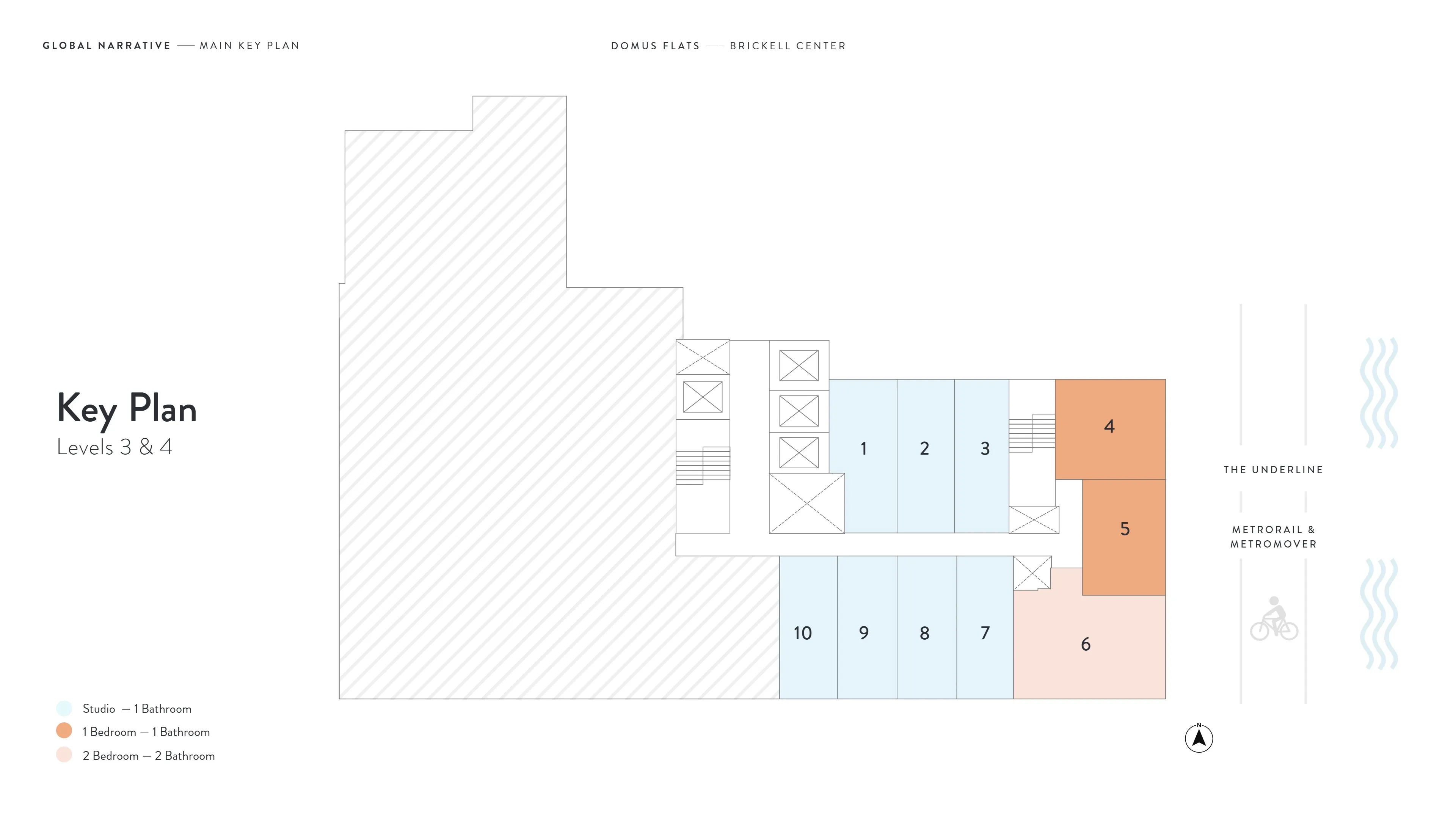 Domus Brickell Center — plano 2