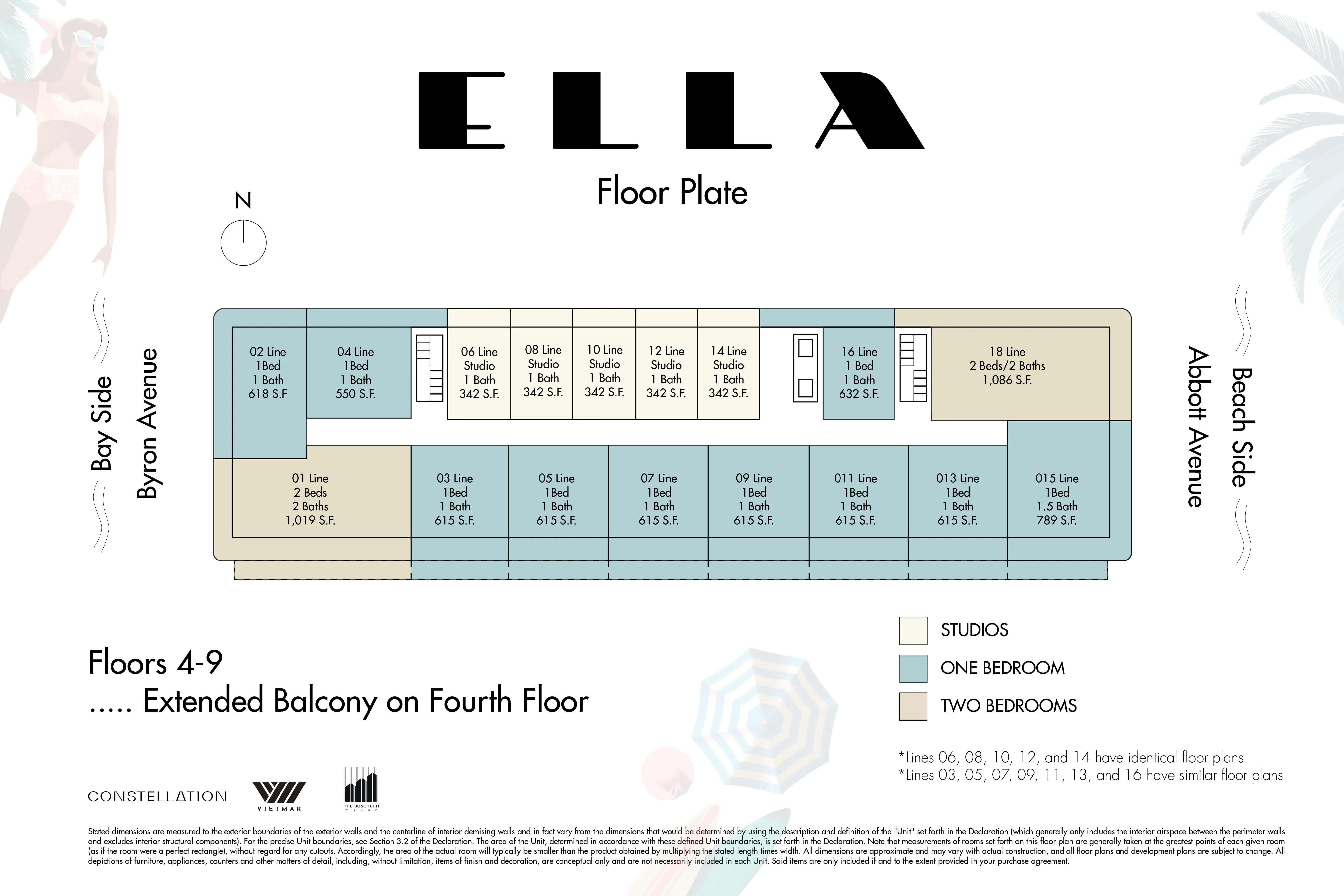 Ella Miami Beach — plano 1