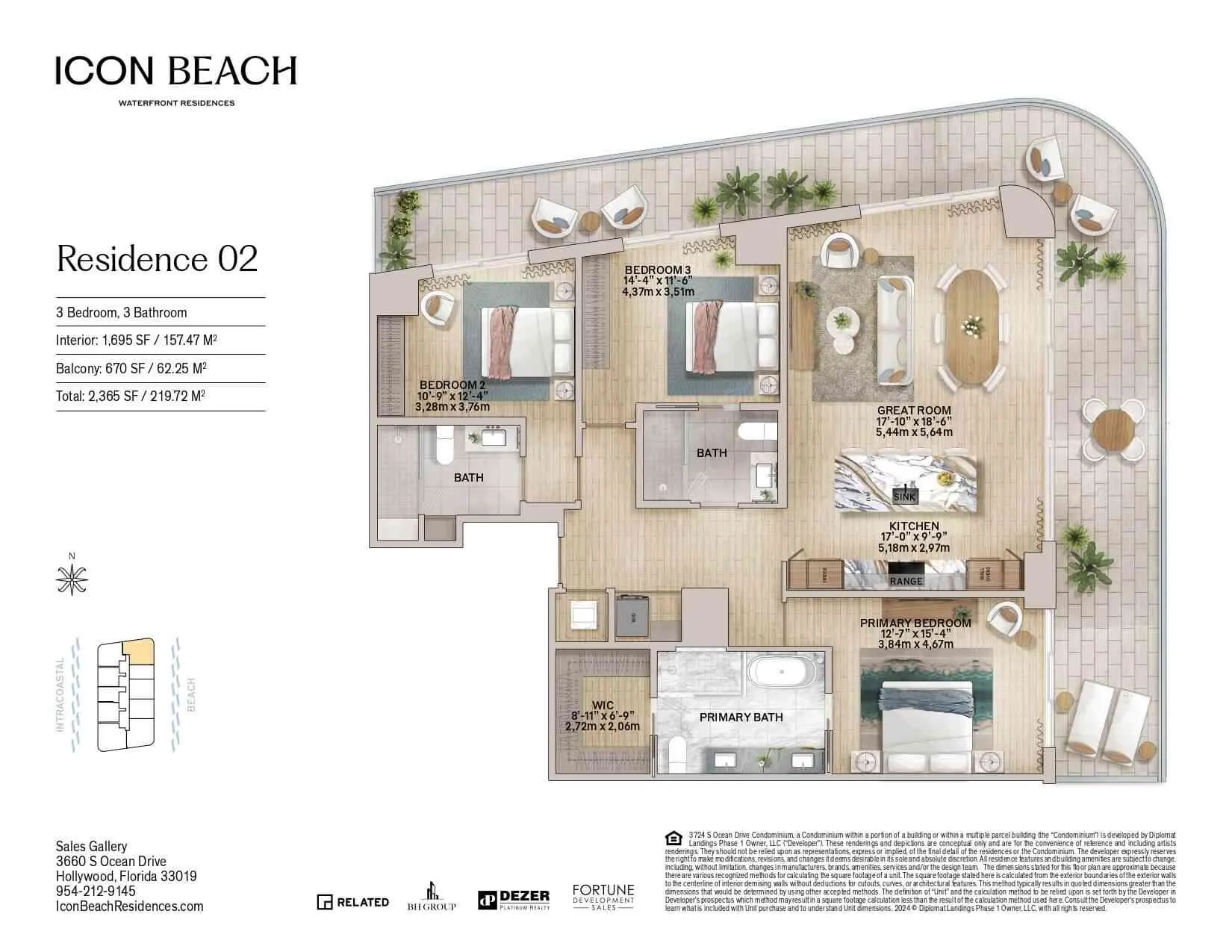 Icon Beach Residences — plano 2