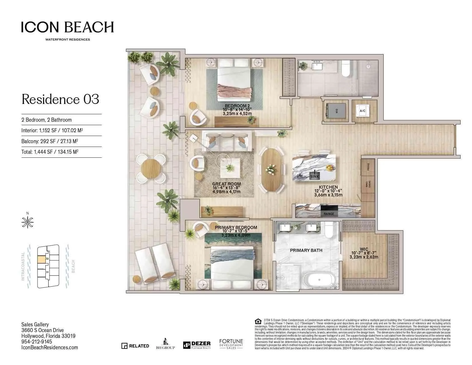 Icon Beach Residences — plano 3