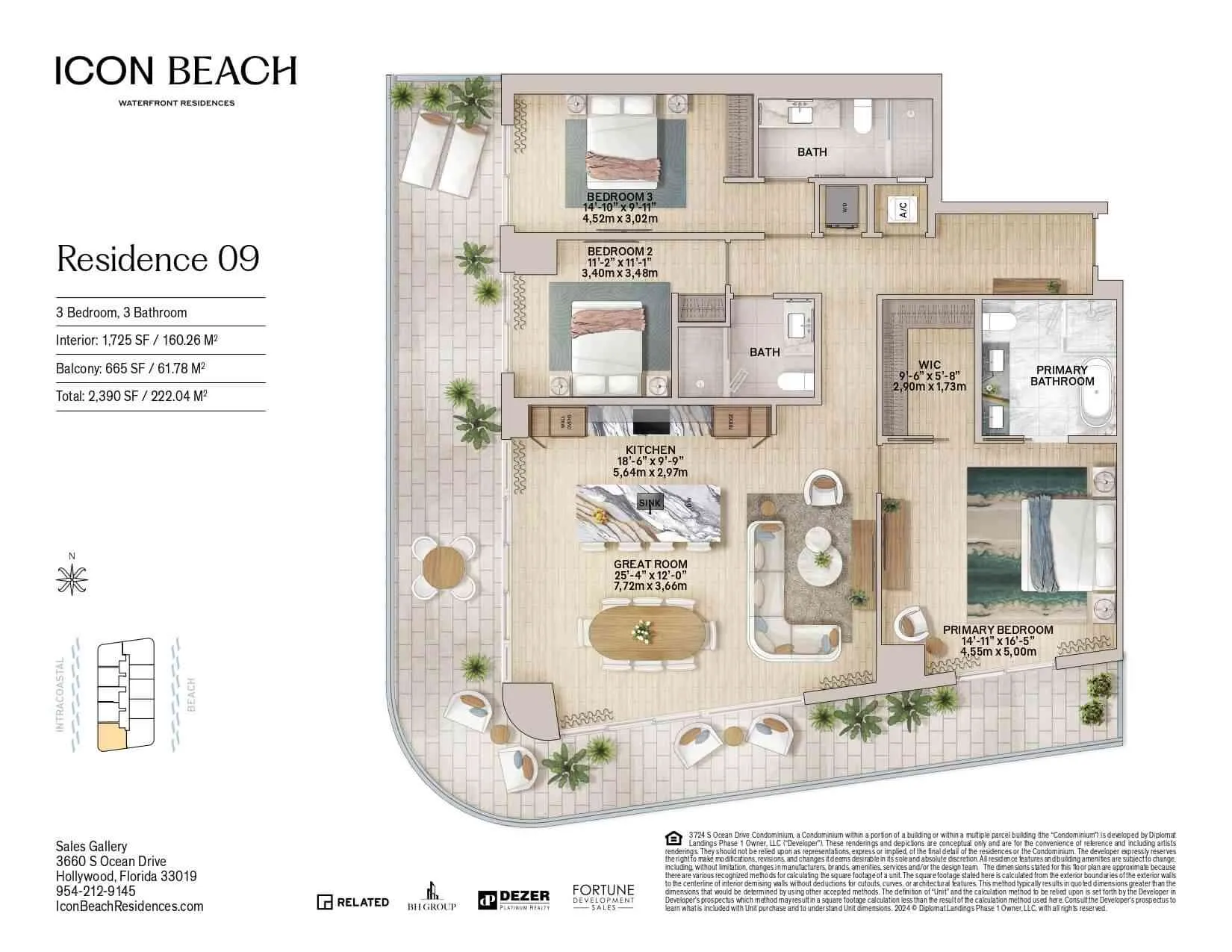 Icon Beach Residences — plano 9