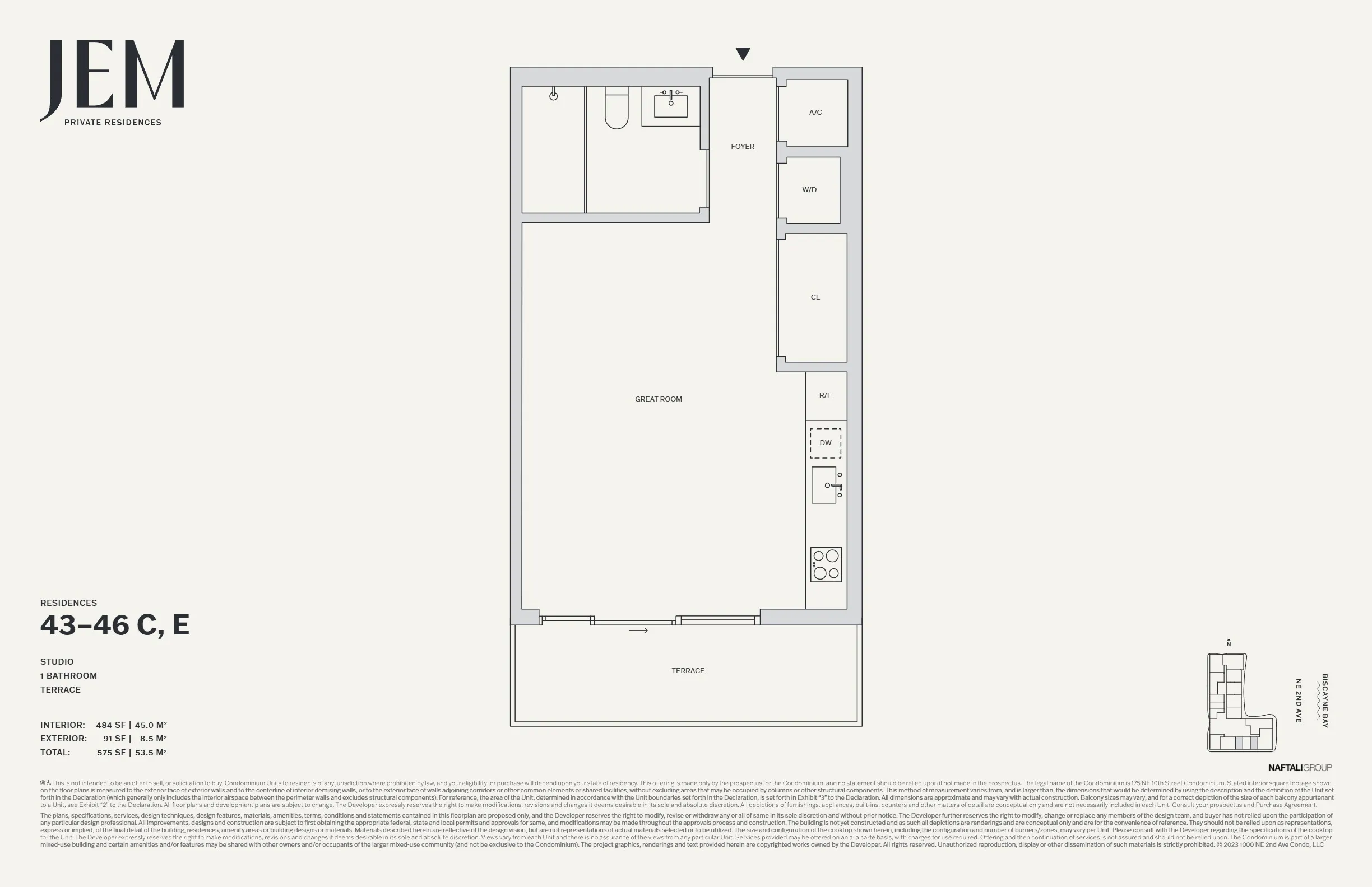 JEM Private Residences — plano 1