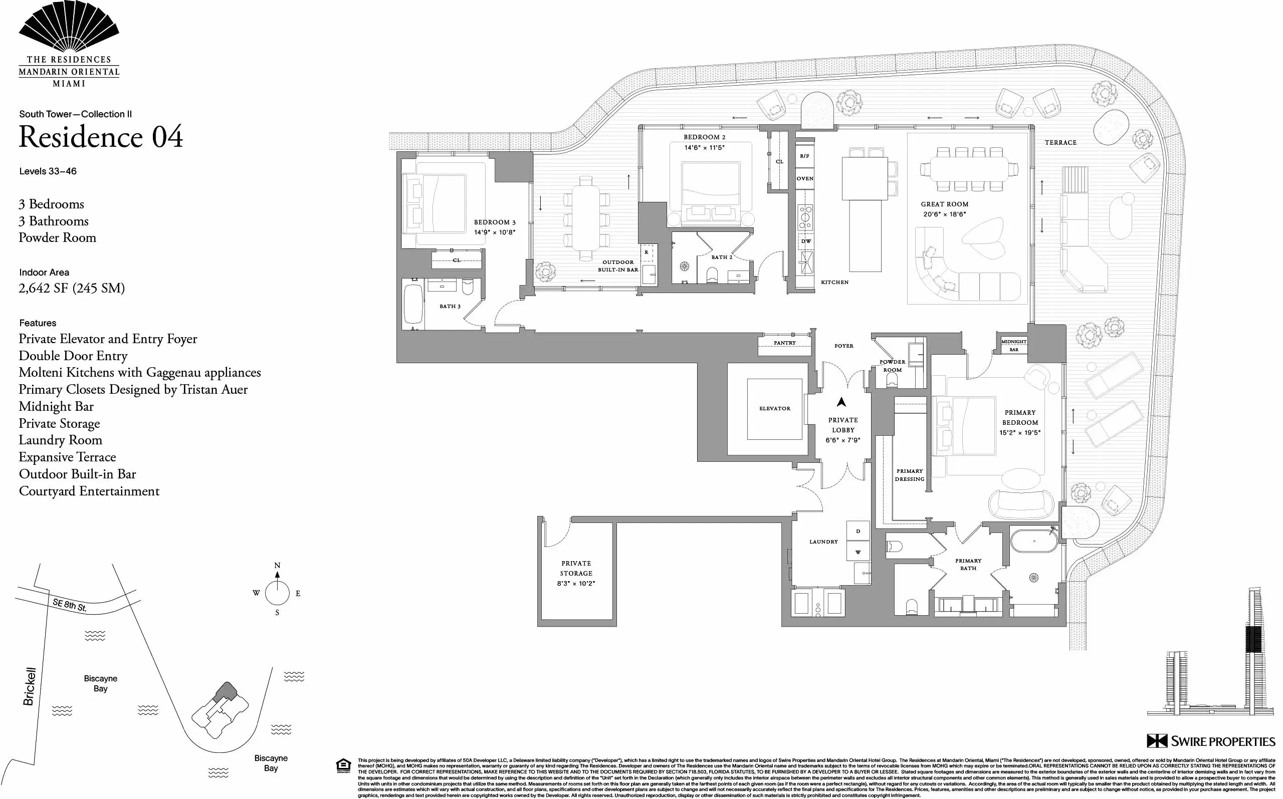The Residences at Mandarin Oriental — plano 1