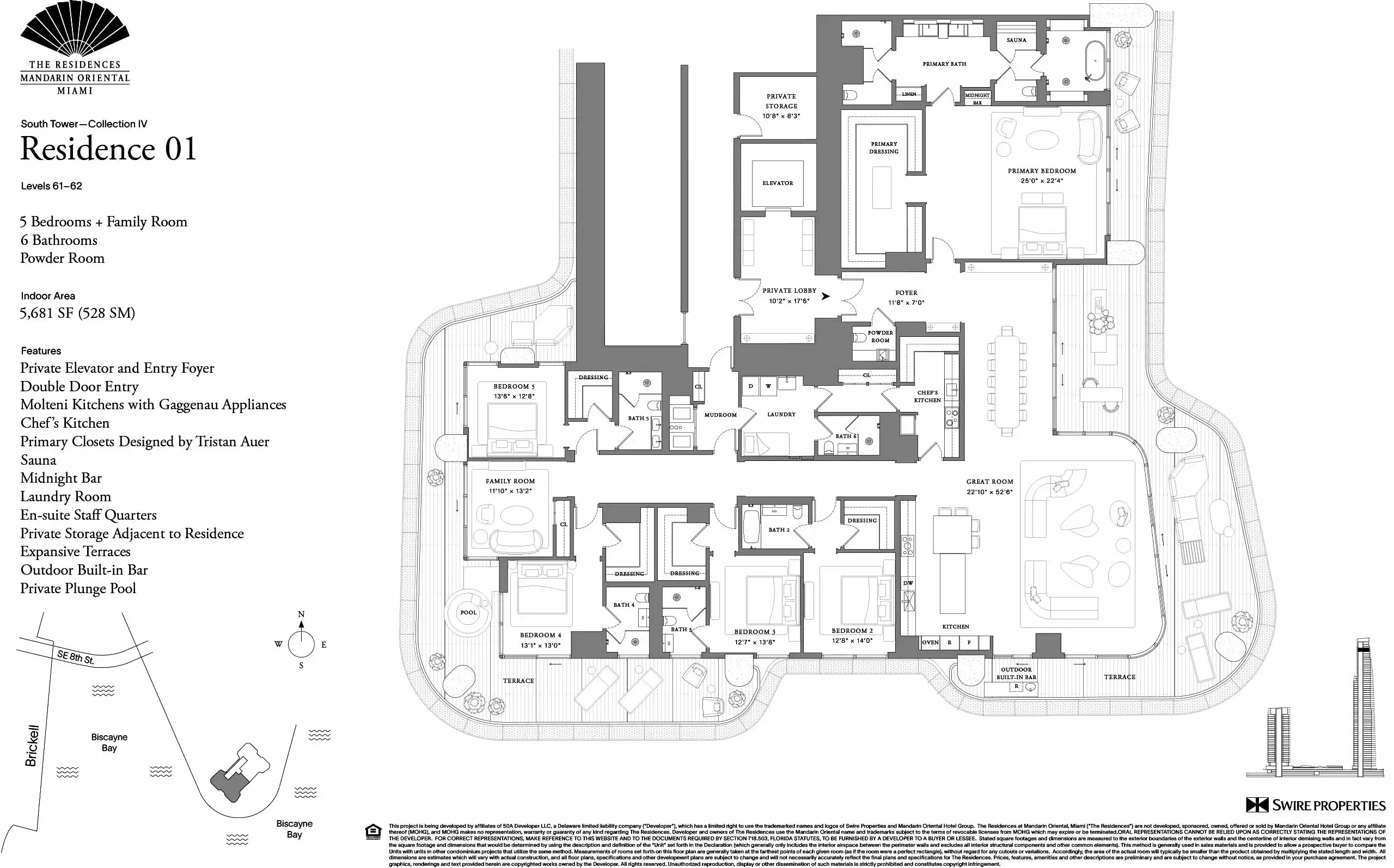 The Residences at Mandarin Oriental — plano 4
