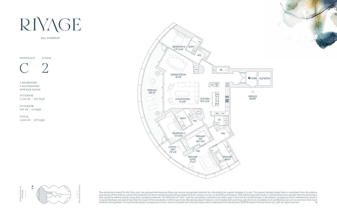 Rivage Bal Harbour — plano 5