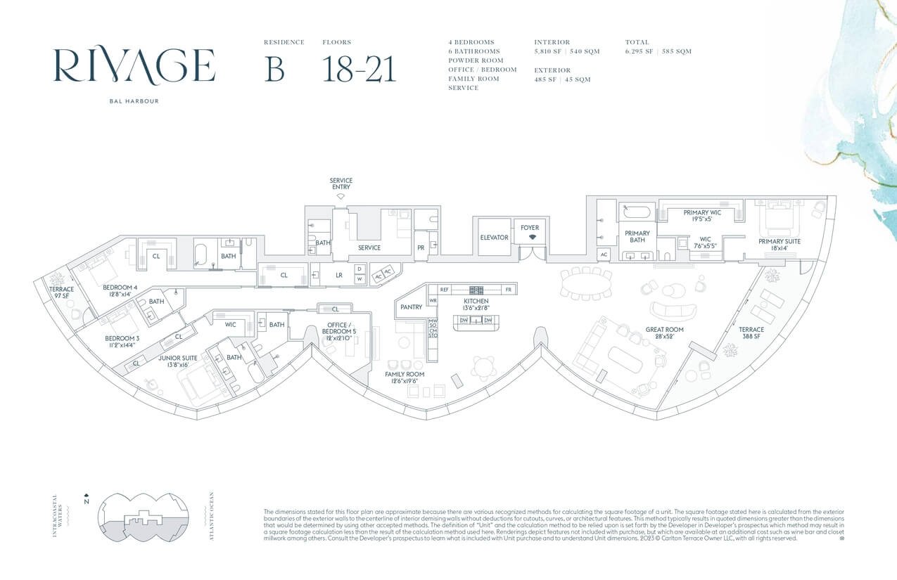 Rivage Bal Harbour — plano 8