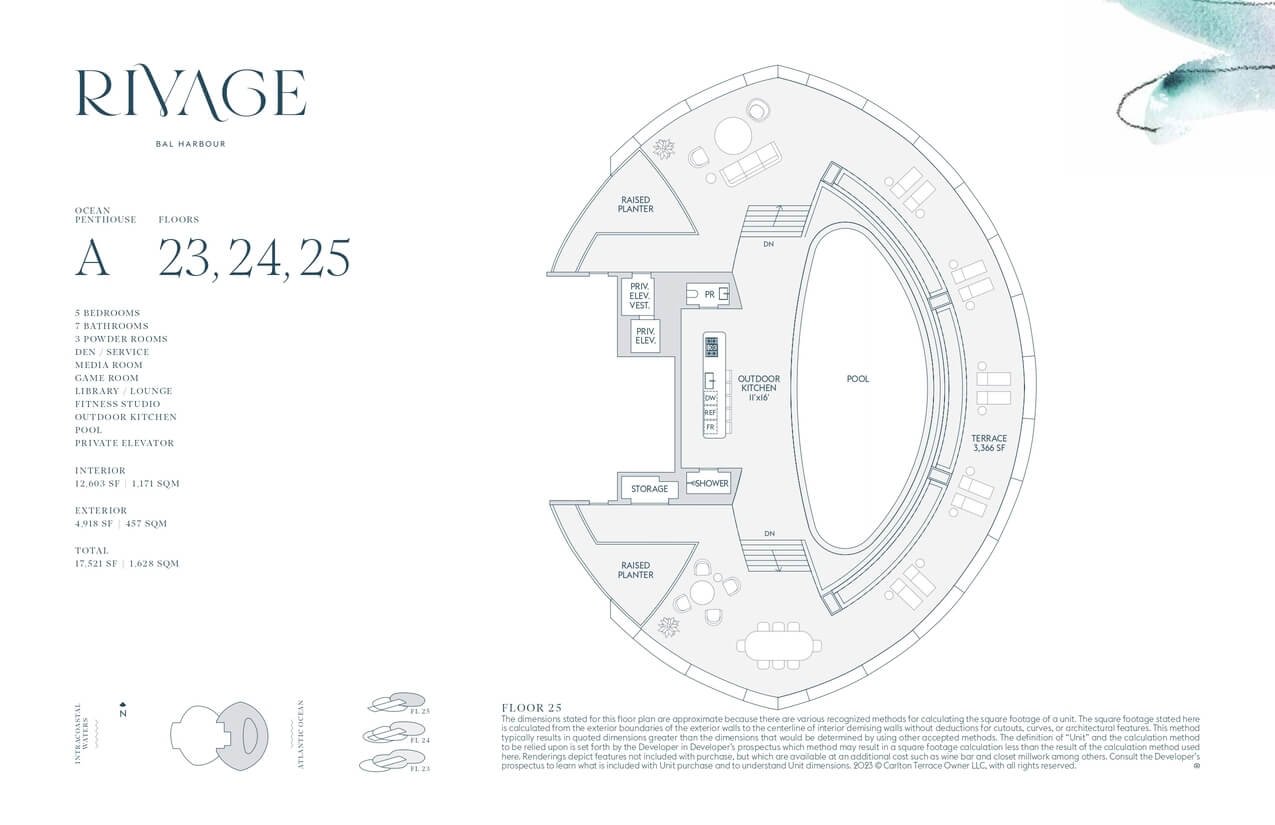 Rivage Bal Harbour — plano 11