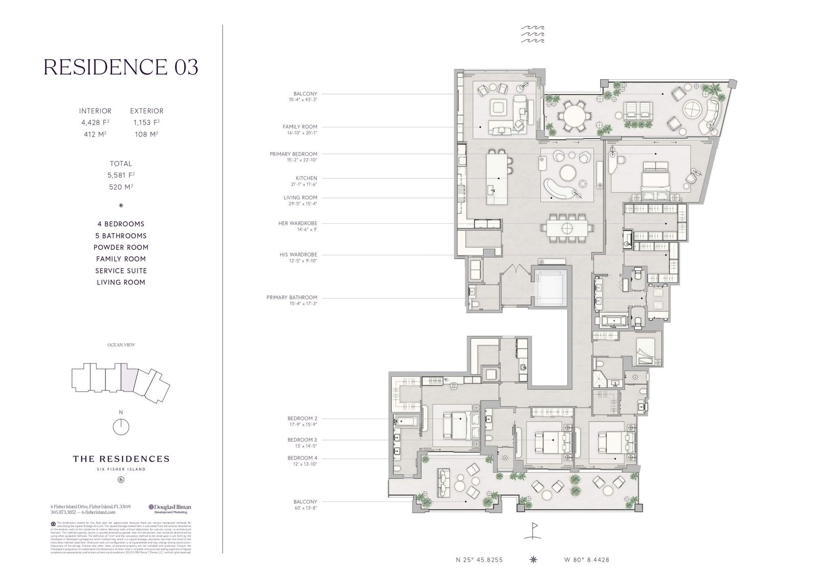 Six Fisher Island — plano 5