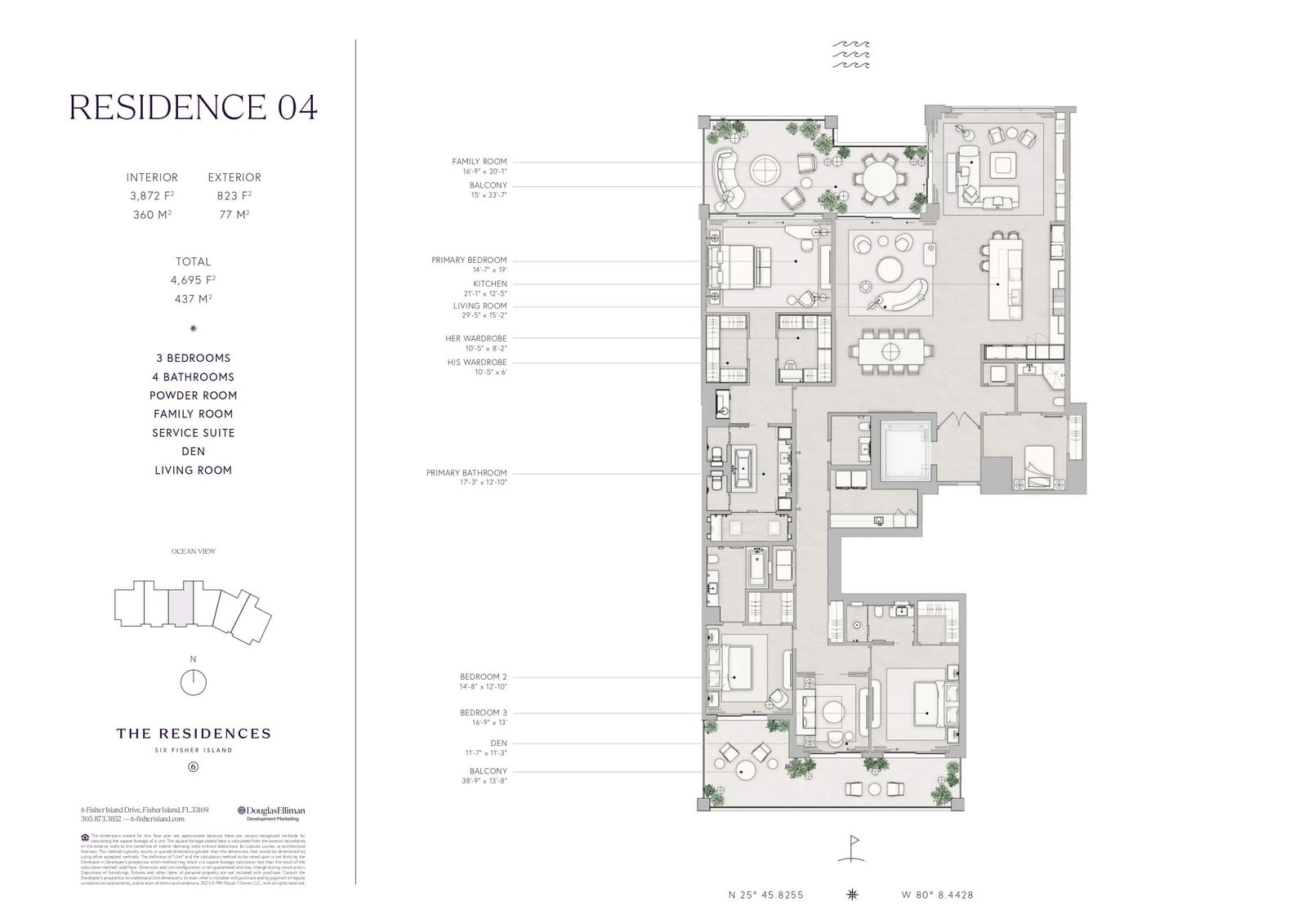 Six Fisher Island — plano 7
