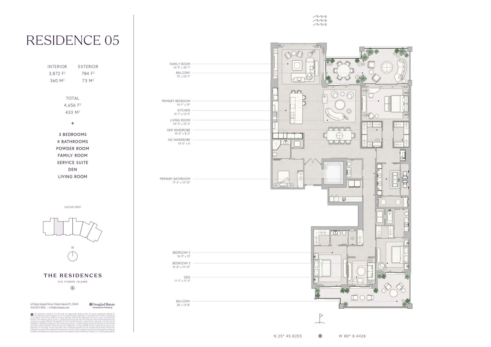 Six Fisher Island — plano 8