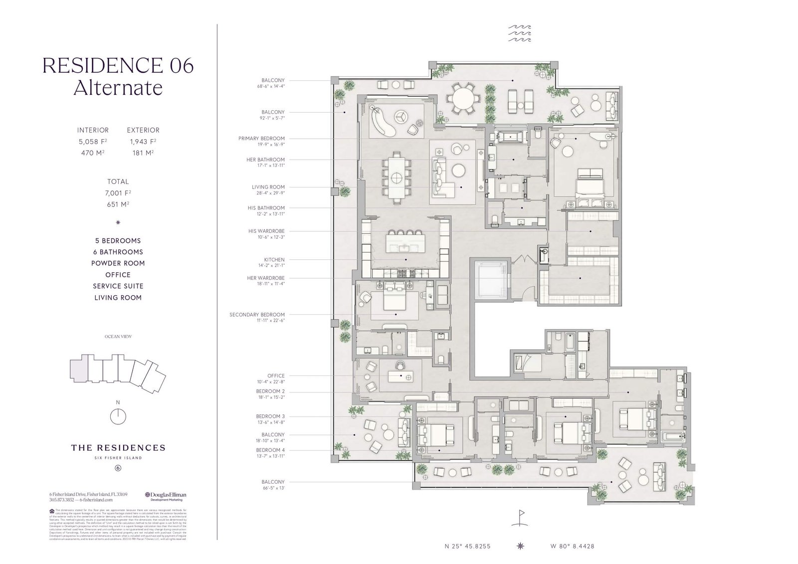Six Fisher Island — plano 10