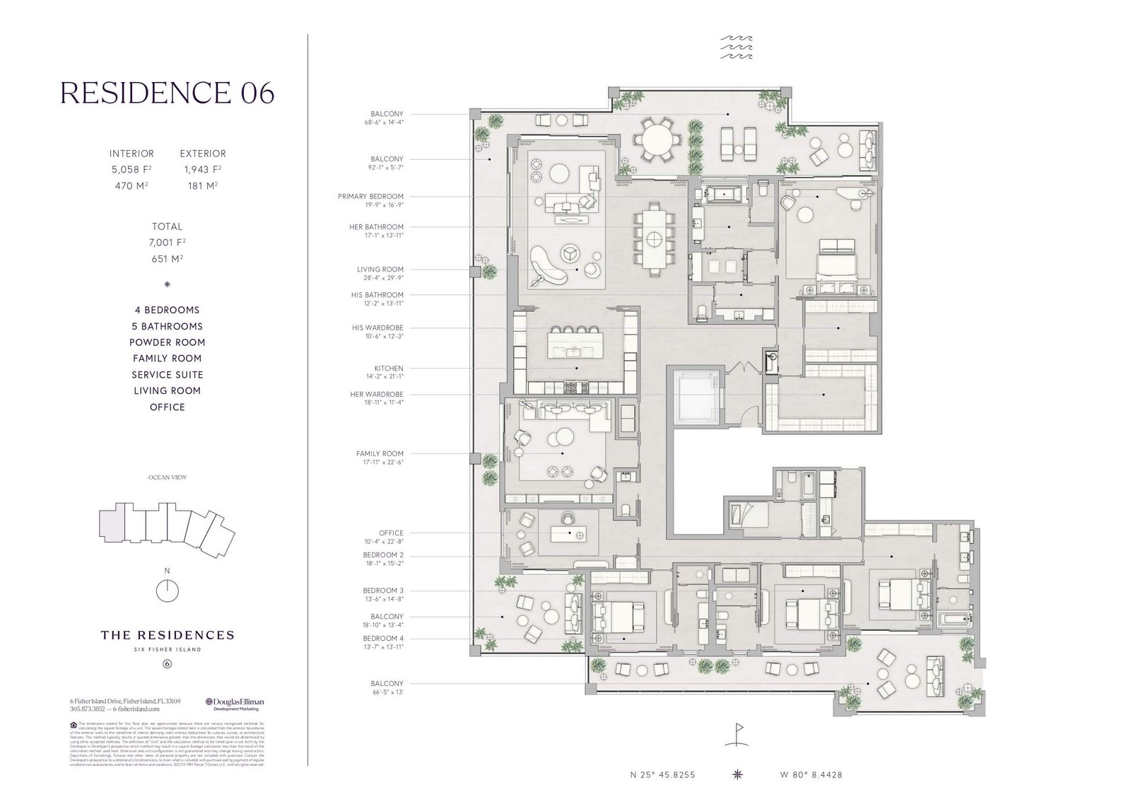 Six Fisher Island — plano 9