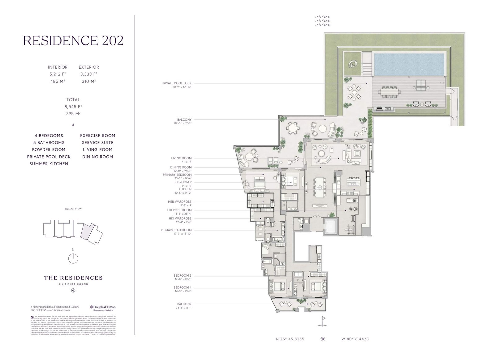 Six Fisher Island — plano 11