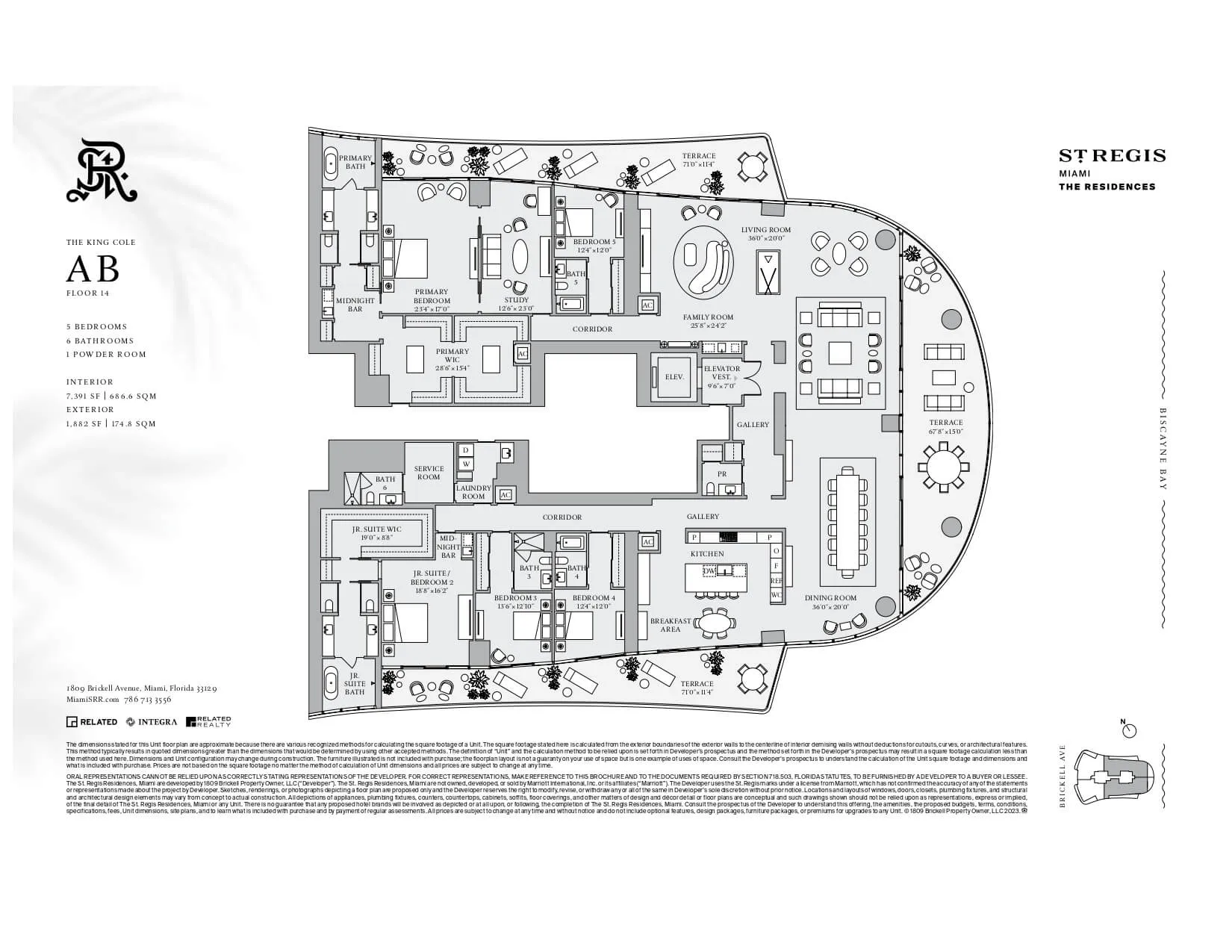St. Regis Residences Miami — plano 15
