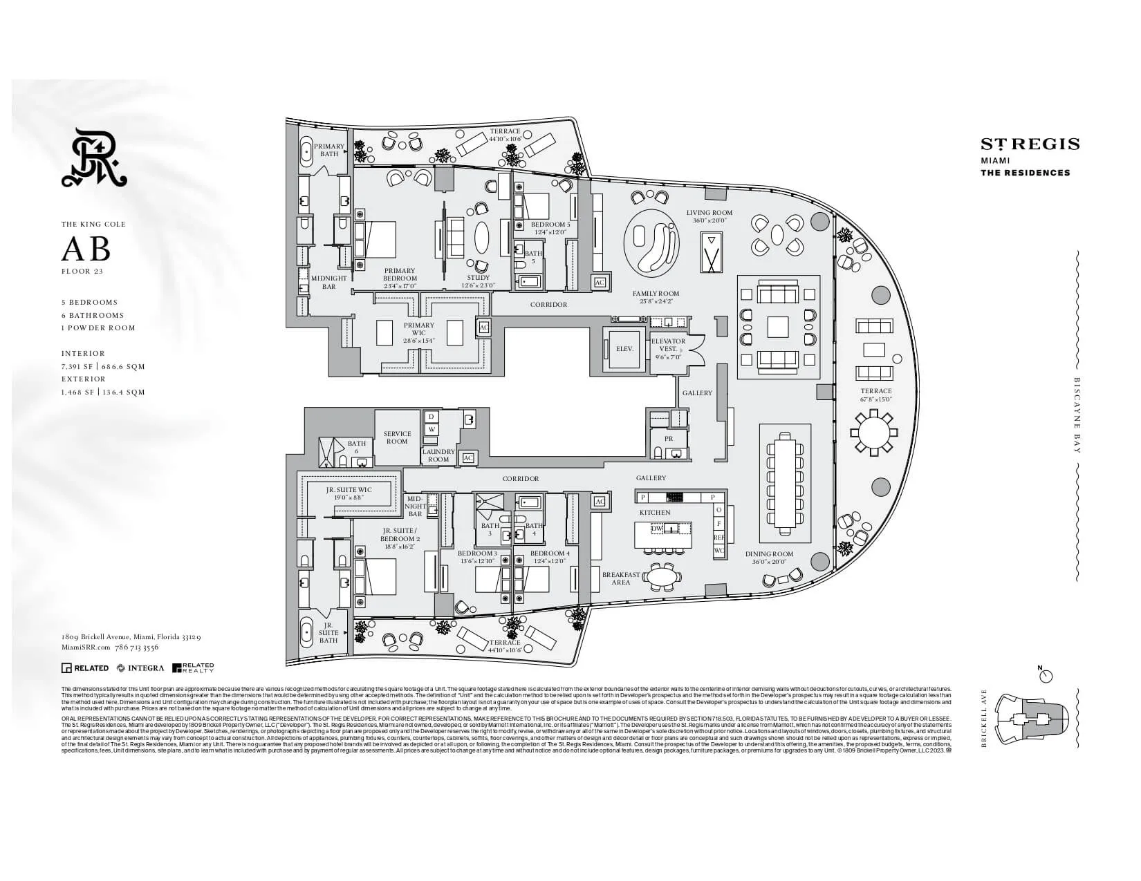 St. Regis Residences Miami — plano 16
