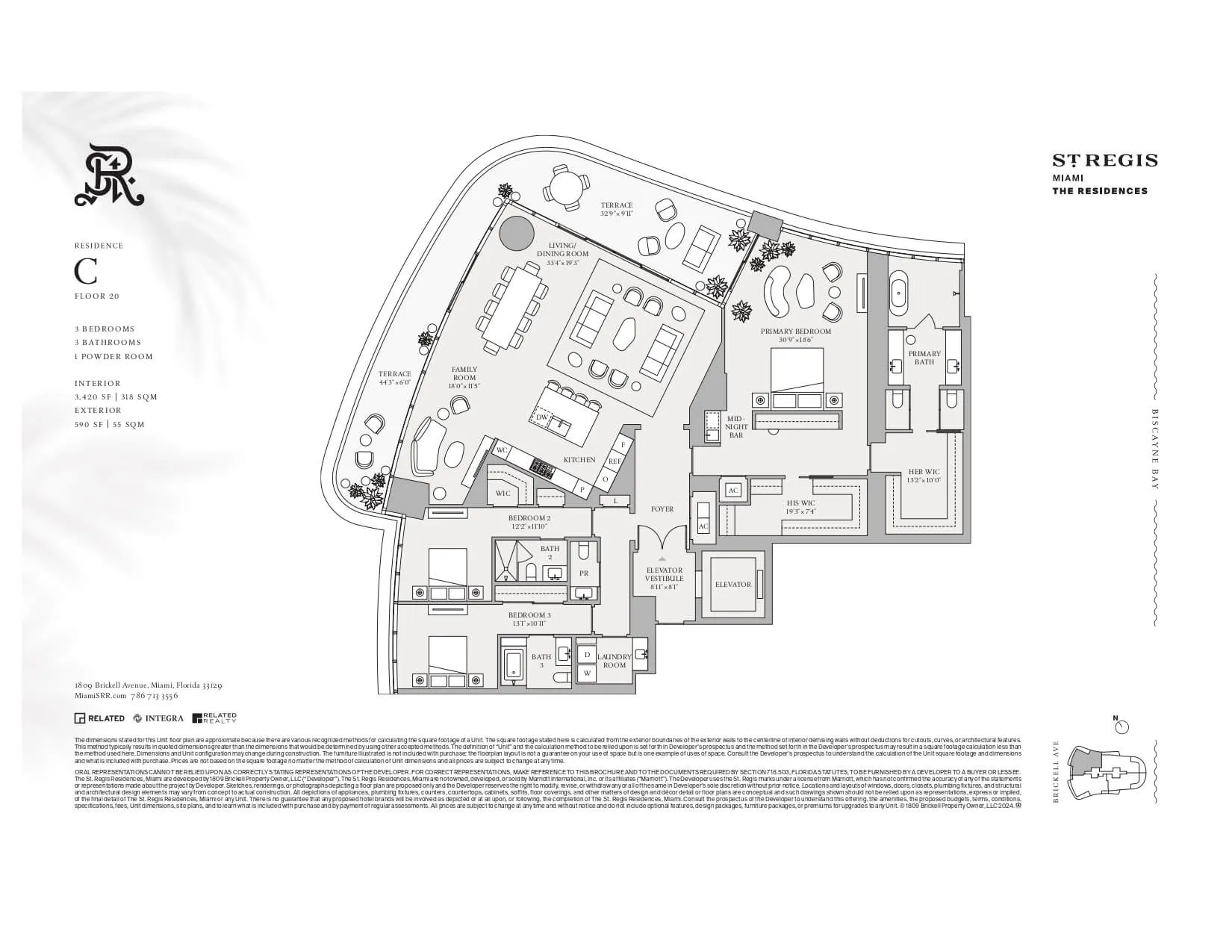 St. Regis Residences Miami — plano 1