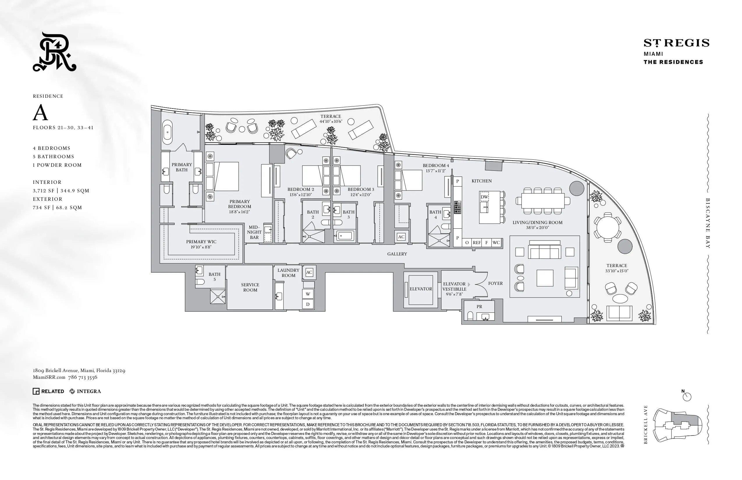 St. Regis Residences Miami — plano 9