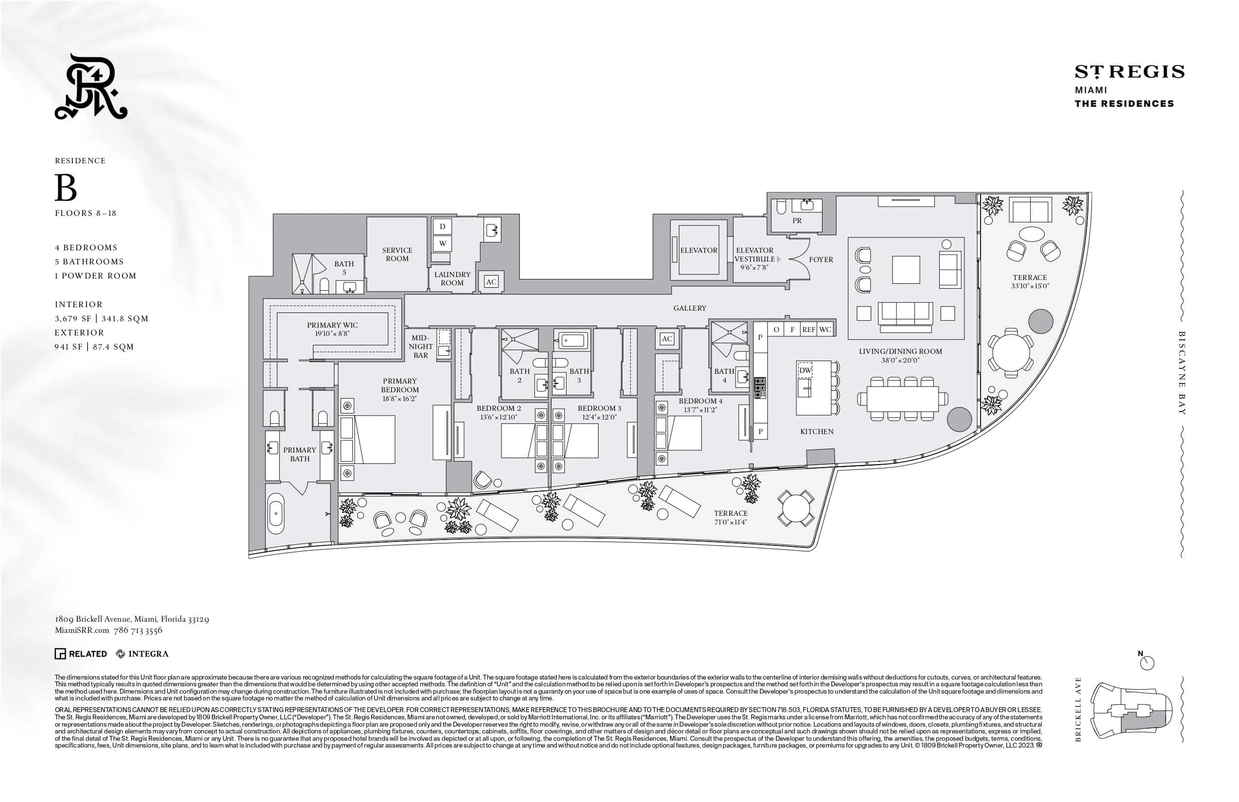 St. Regis Residences Miami — plano 10
