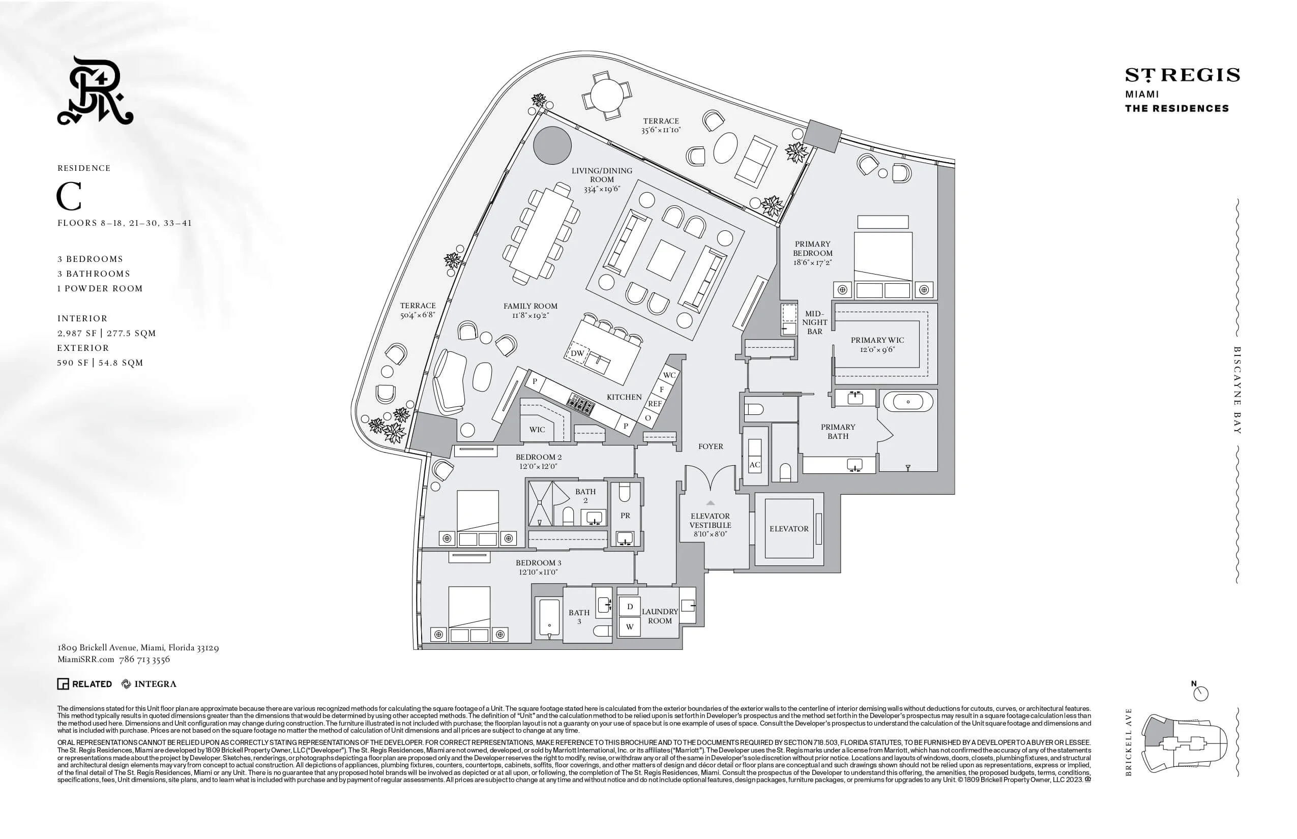 St. Regis Residences Miami — plano 12
