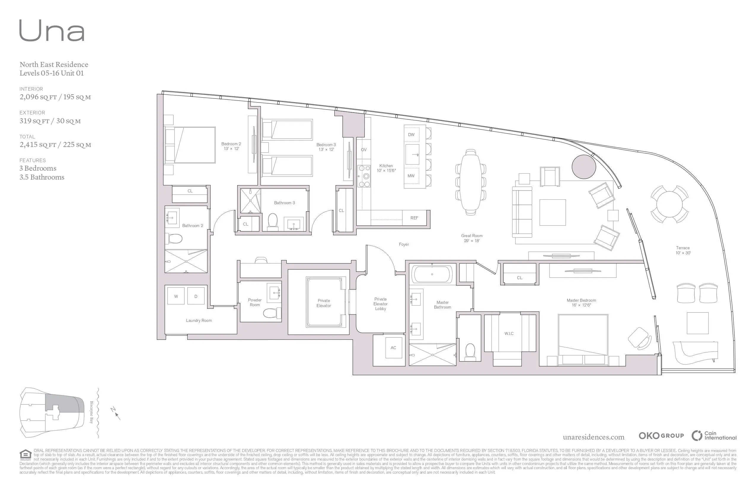 UNA Residences — plano 1