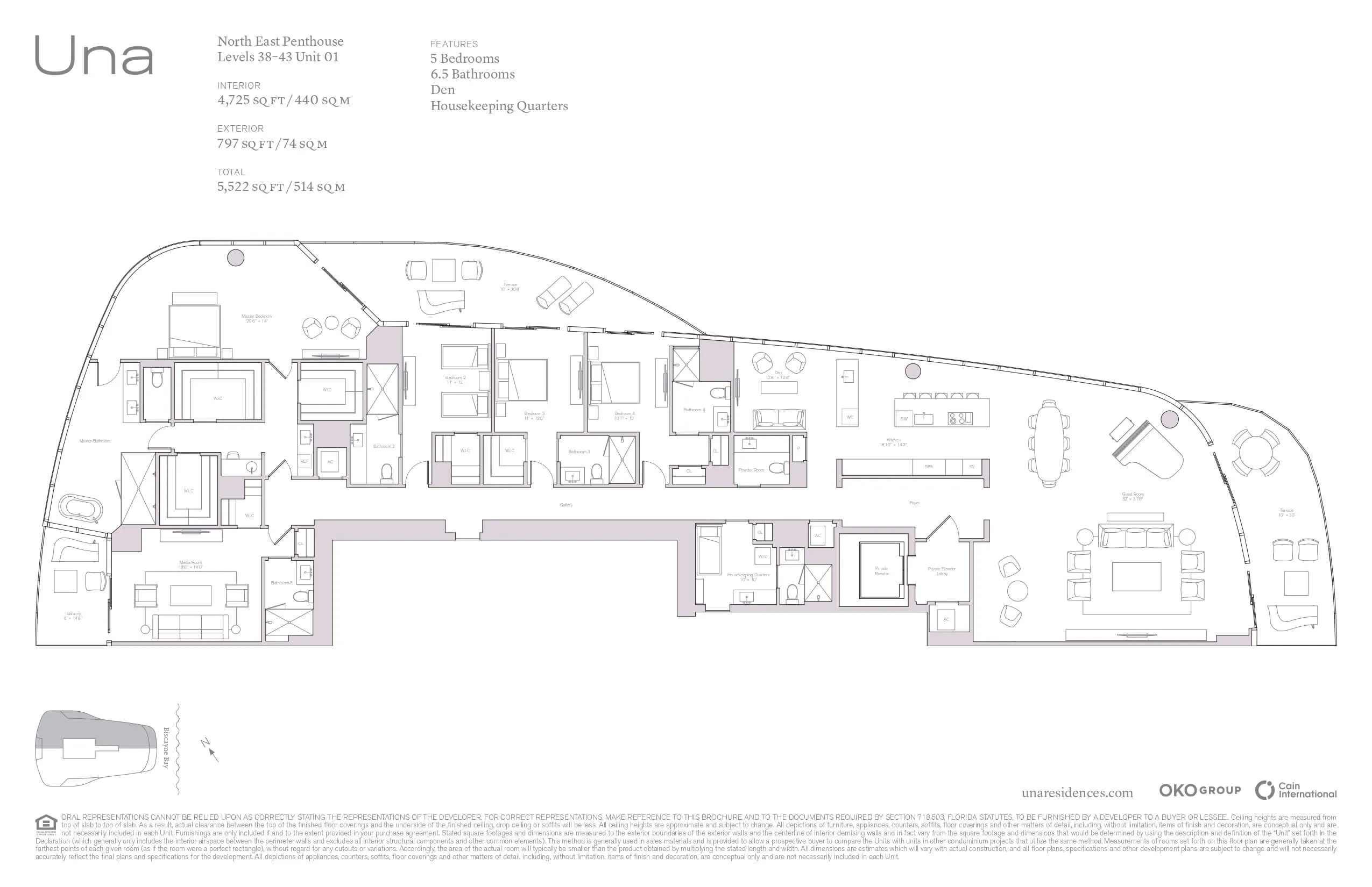 UNA Residences — plano 3
