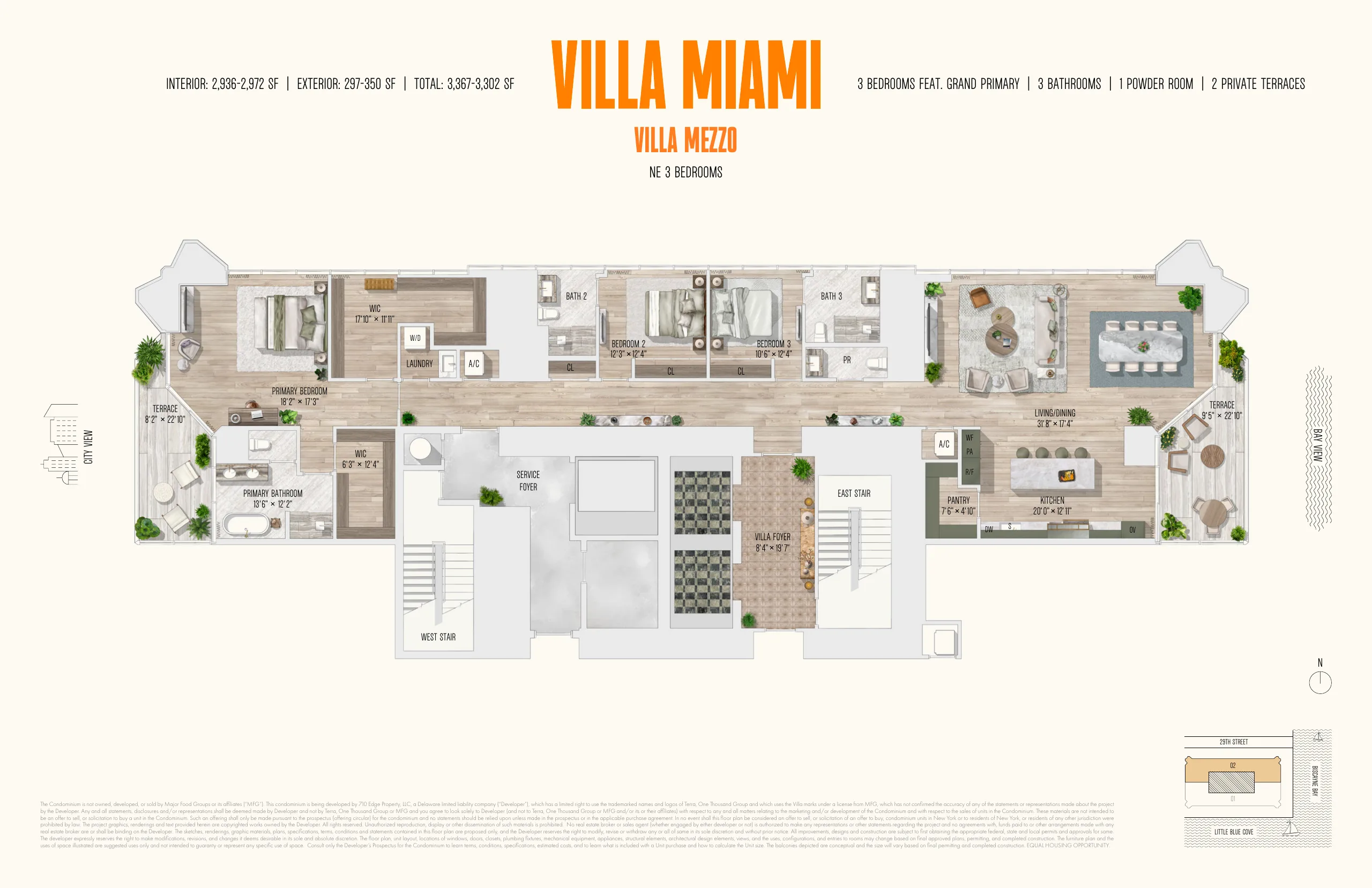Villa Miami — plano 1