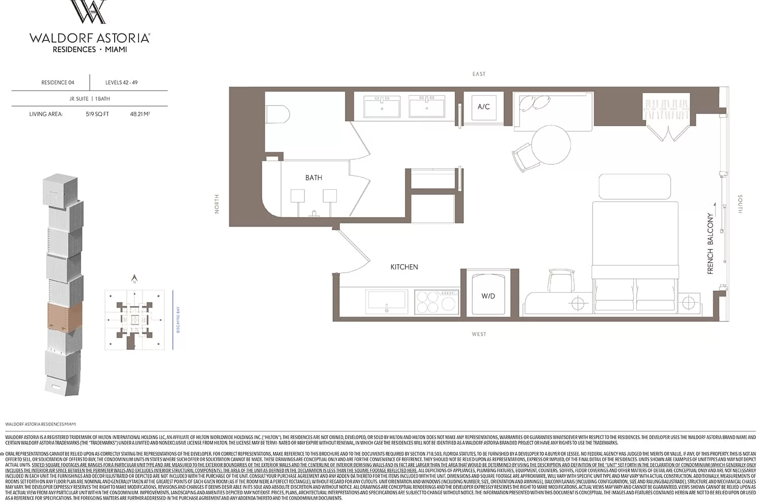 Waldorf Astoria Residences Miami — plano 4